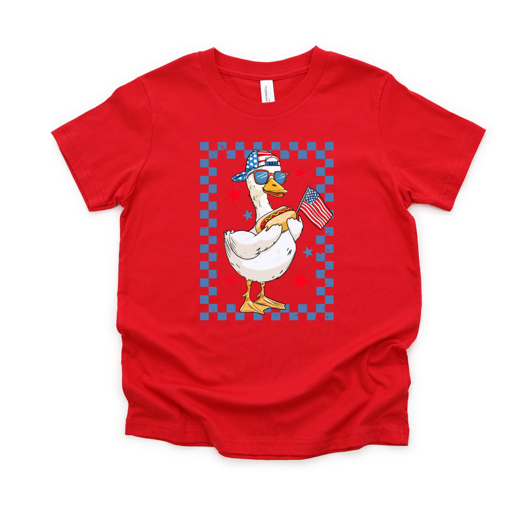 4th of July Goose T-Shirt | Boys 4th of July T-Shirt