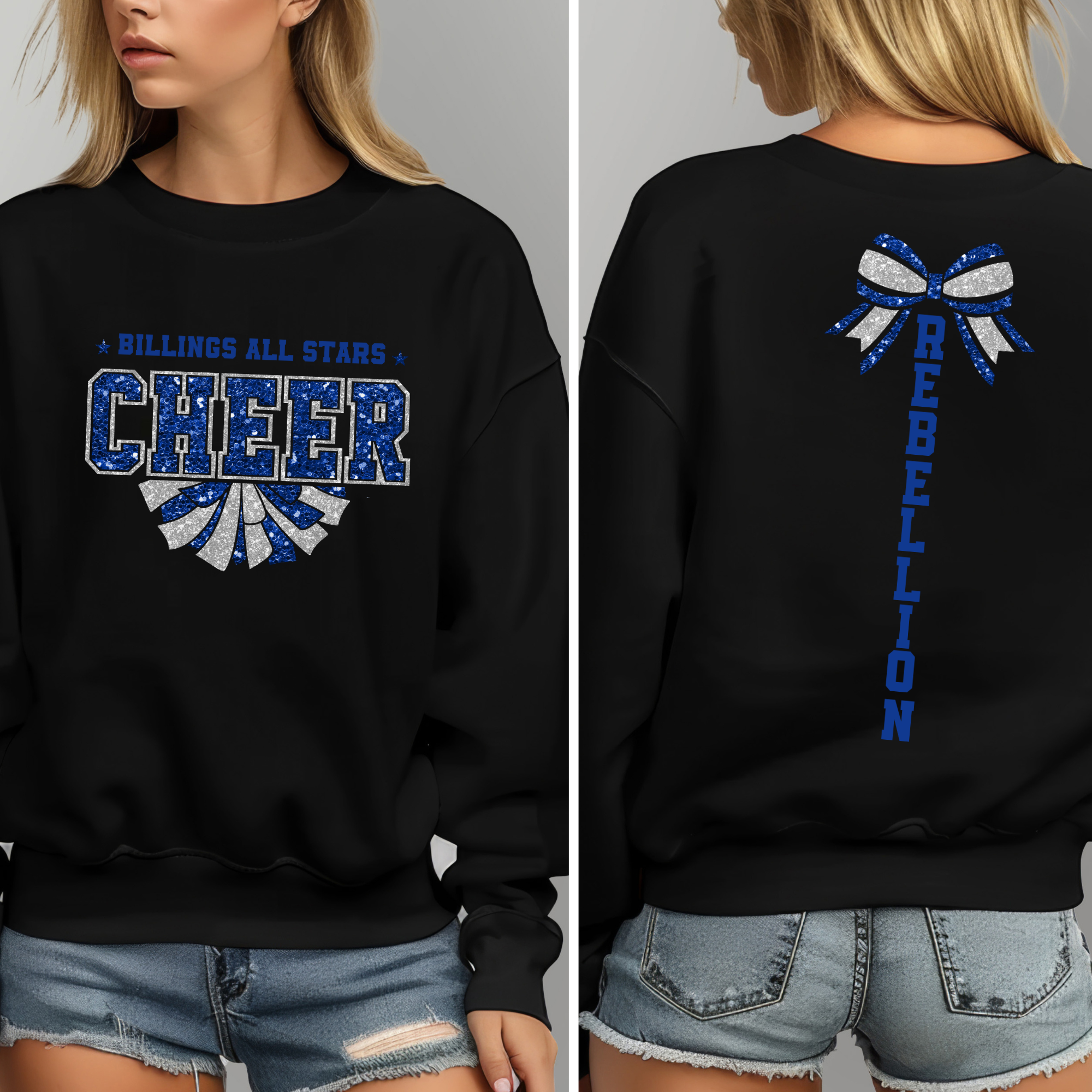 BAS Rebellion Bow Sweatshirt | Billings All Stars Sweatshirt