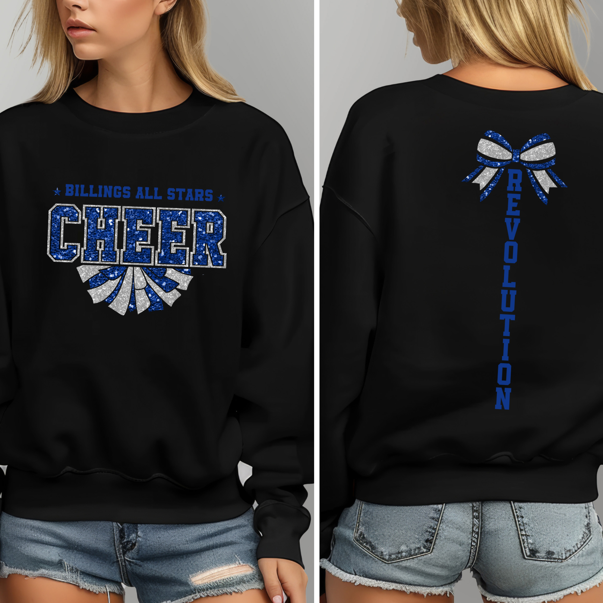 BAS Revolution Bow Sweatshirt | Billings All Stars Sweatshirt