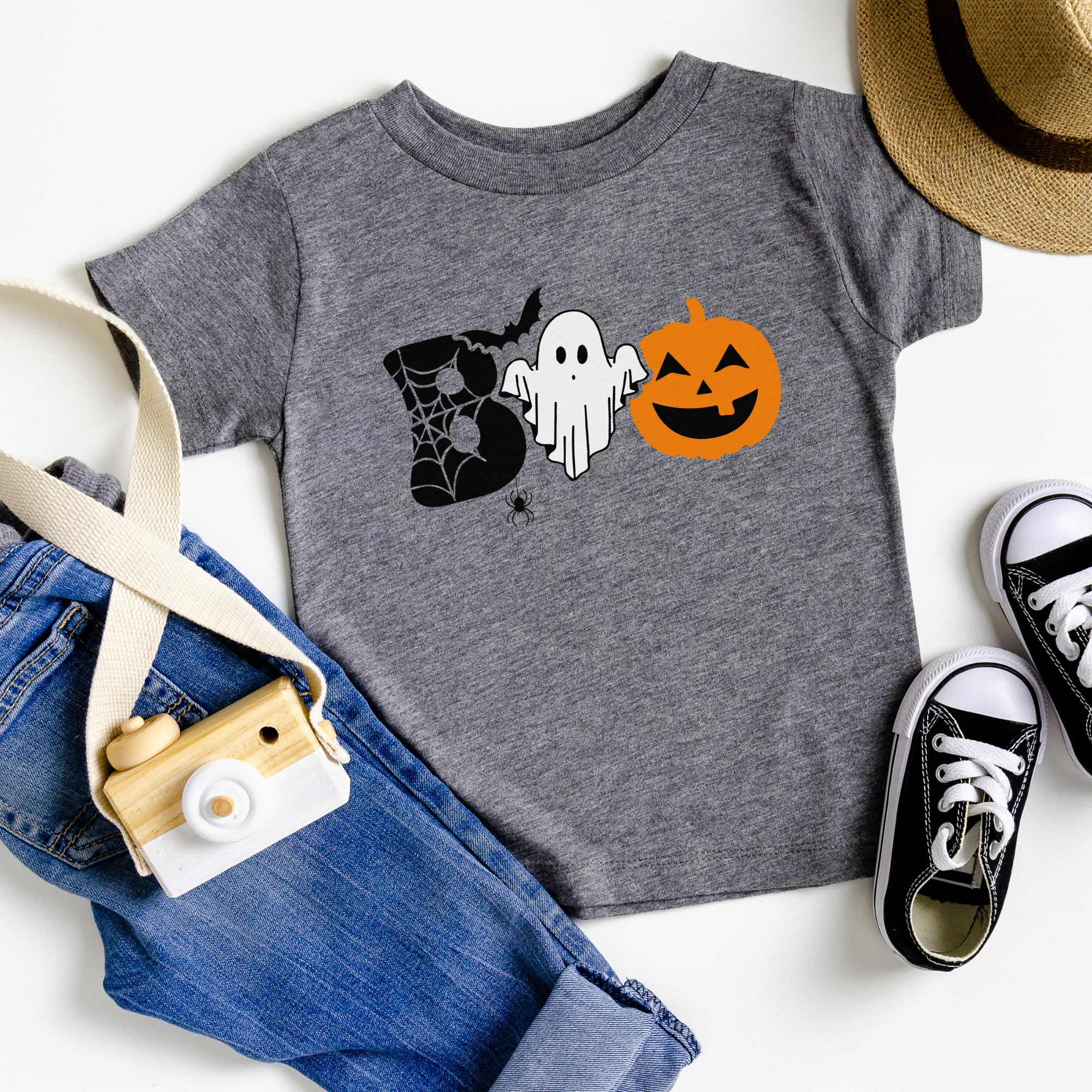 Boo - youth halloween tshirt