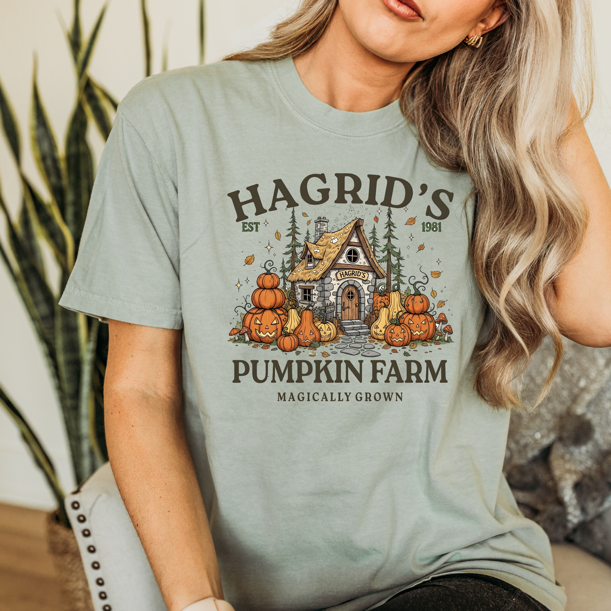 Hagrid's Pumpkin Farm T-Shirt | Women's Halloween Shirt