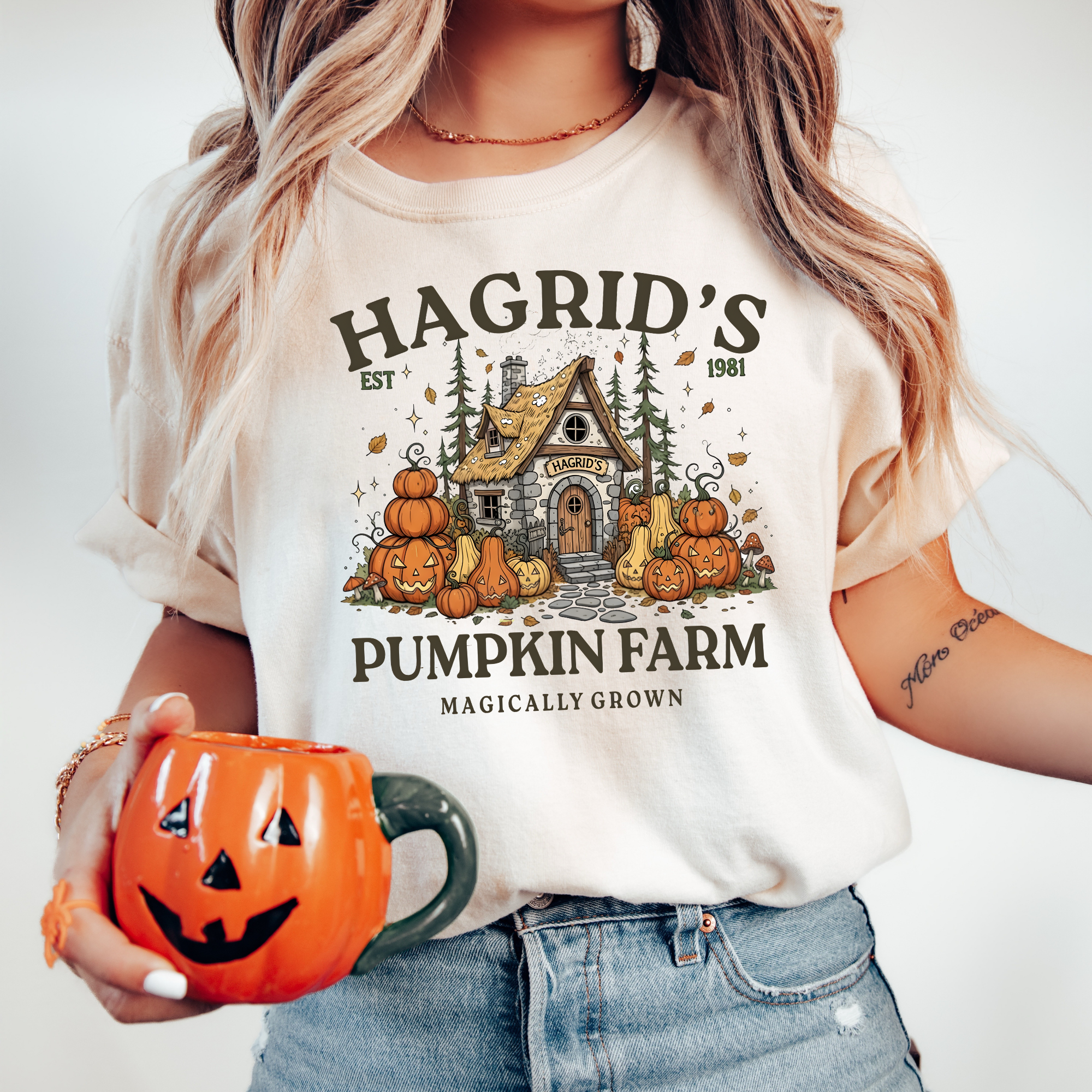 Hagrid's Pumpkin Farm T-Shirt | Women's Halloween Shirt