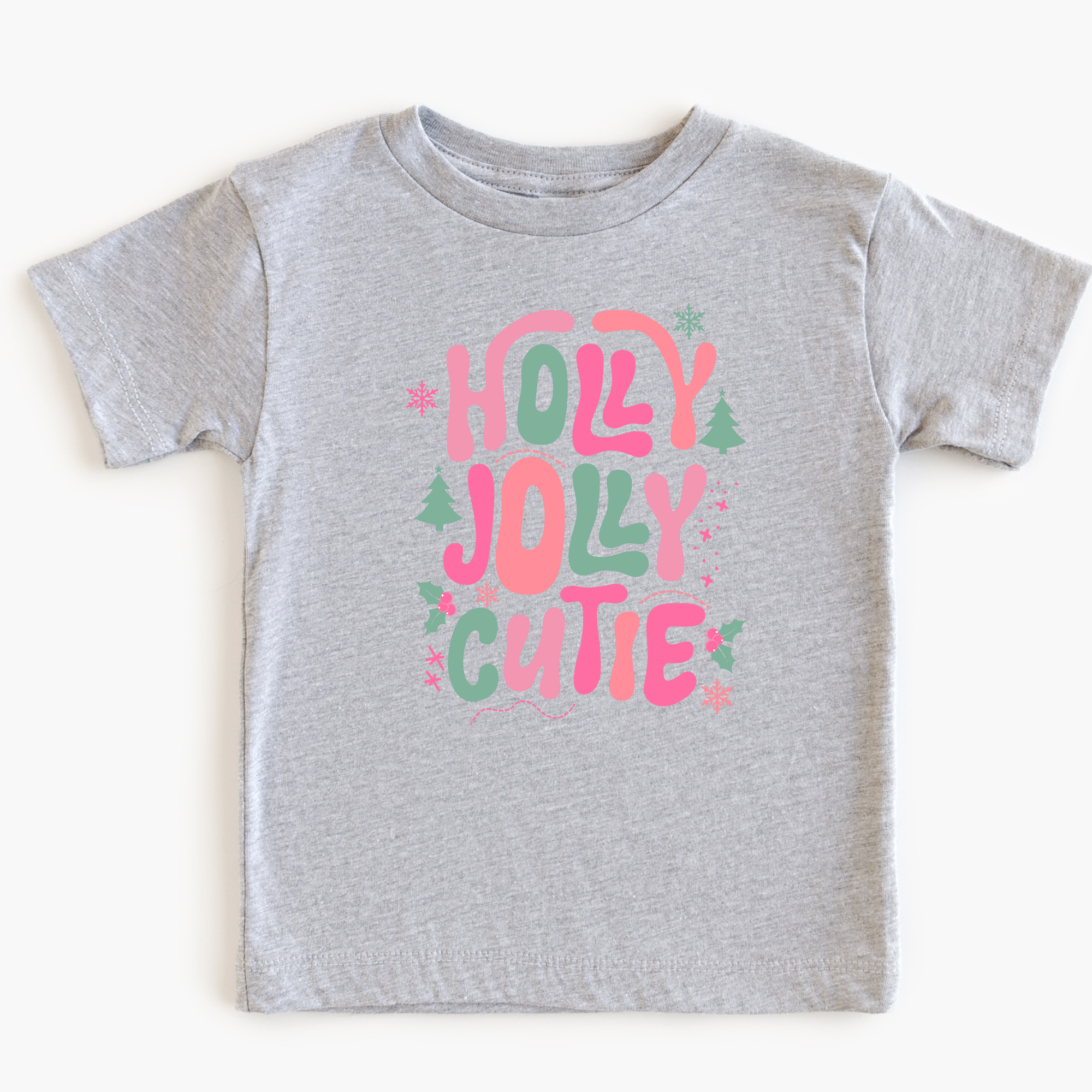 Holly Jolly Cutie T-Shirt | Girls Christmas Shirt
