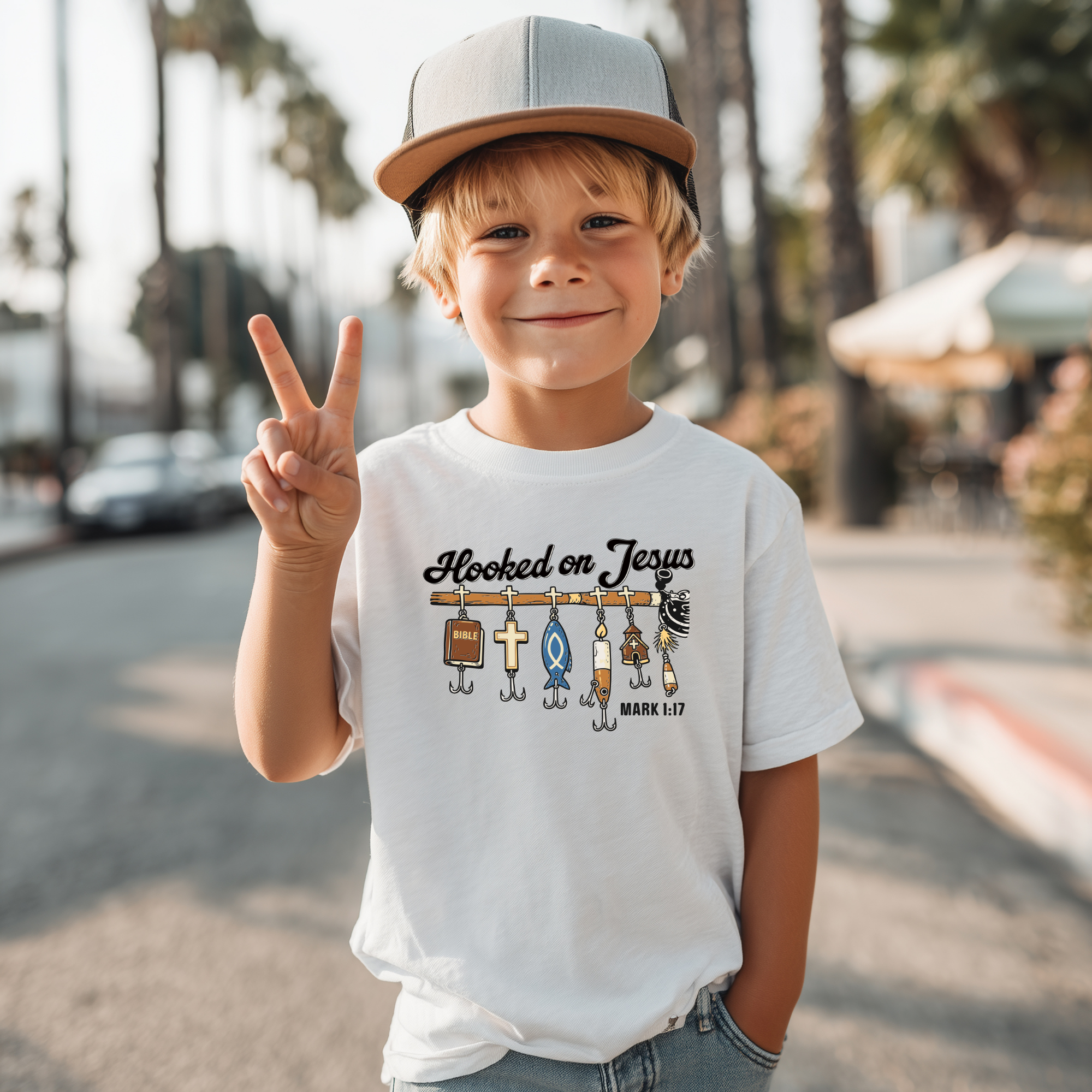 Hooked On Jesus T-Shirt