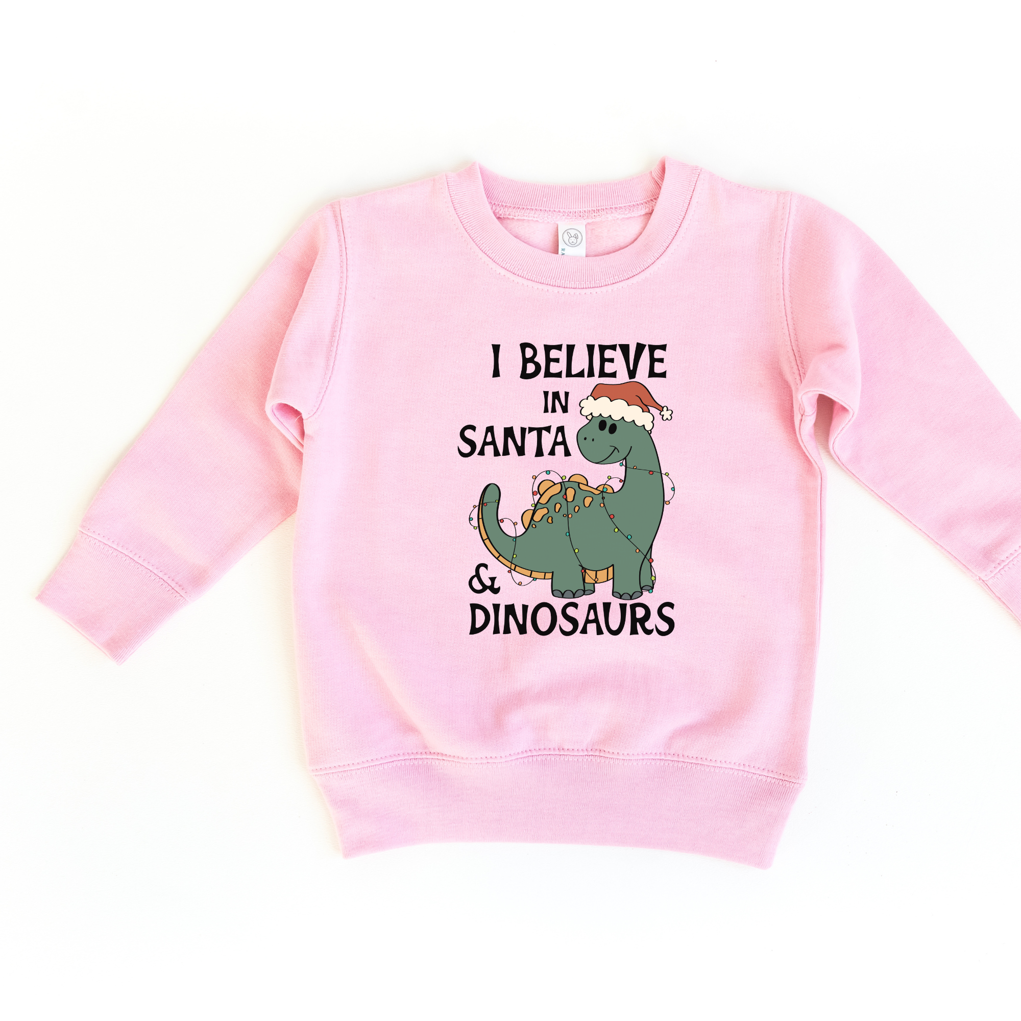 Santa and dinosaurs - toddler sweathirt