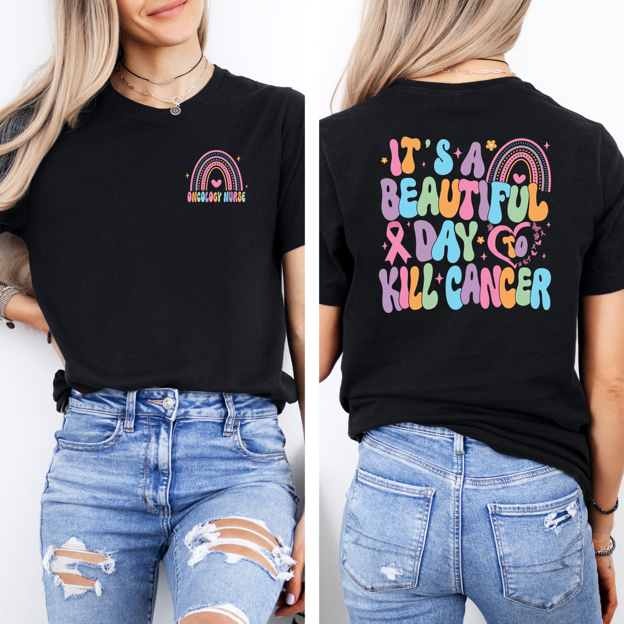 It's a Beautiful Day To Kill Cancer Shirt | Oncology Nurse Shirt