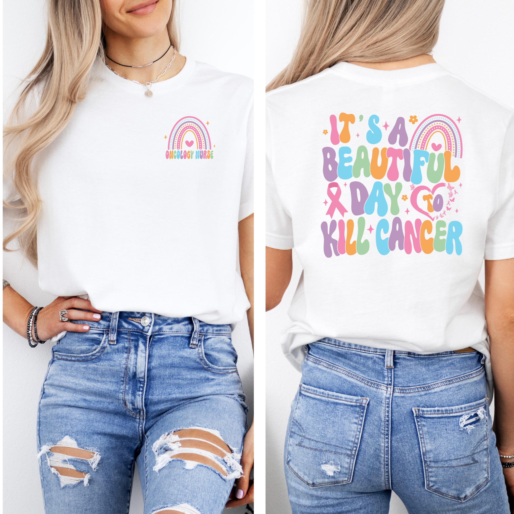 It's a Beautiful Day To Kill Cancer Shirt | Oncology Nurse Shirt