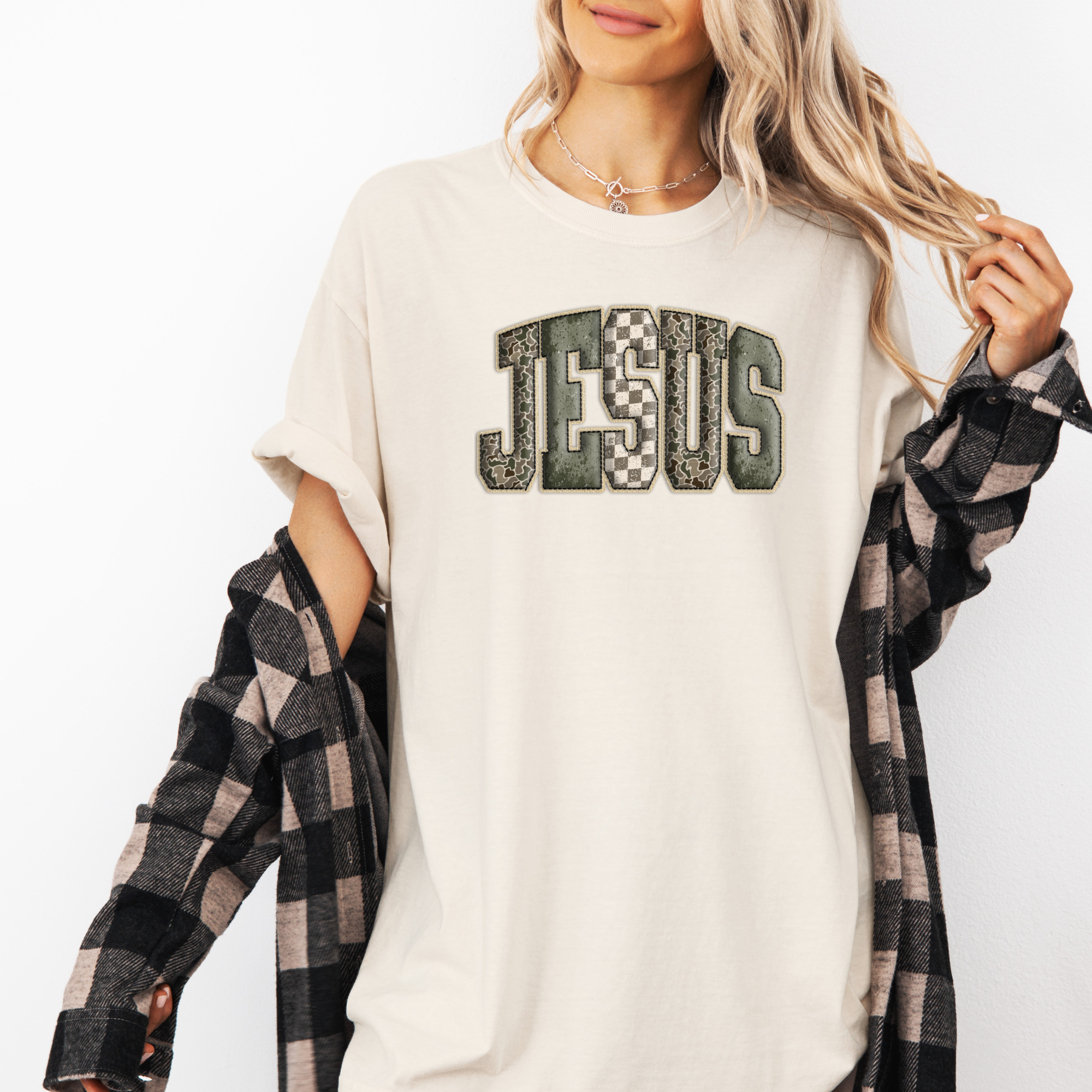 Camo Jesus T-Shirt | Christian Shirt