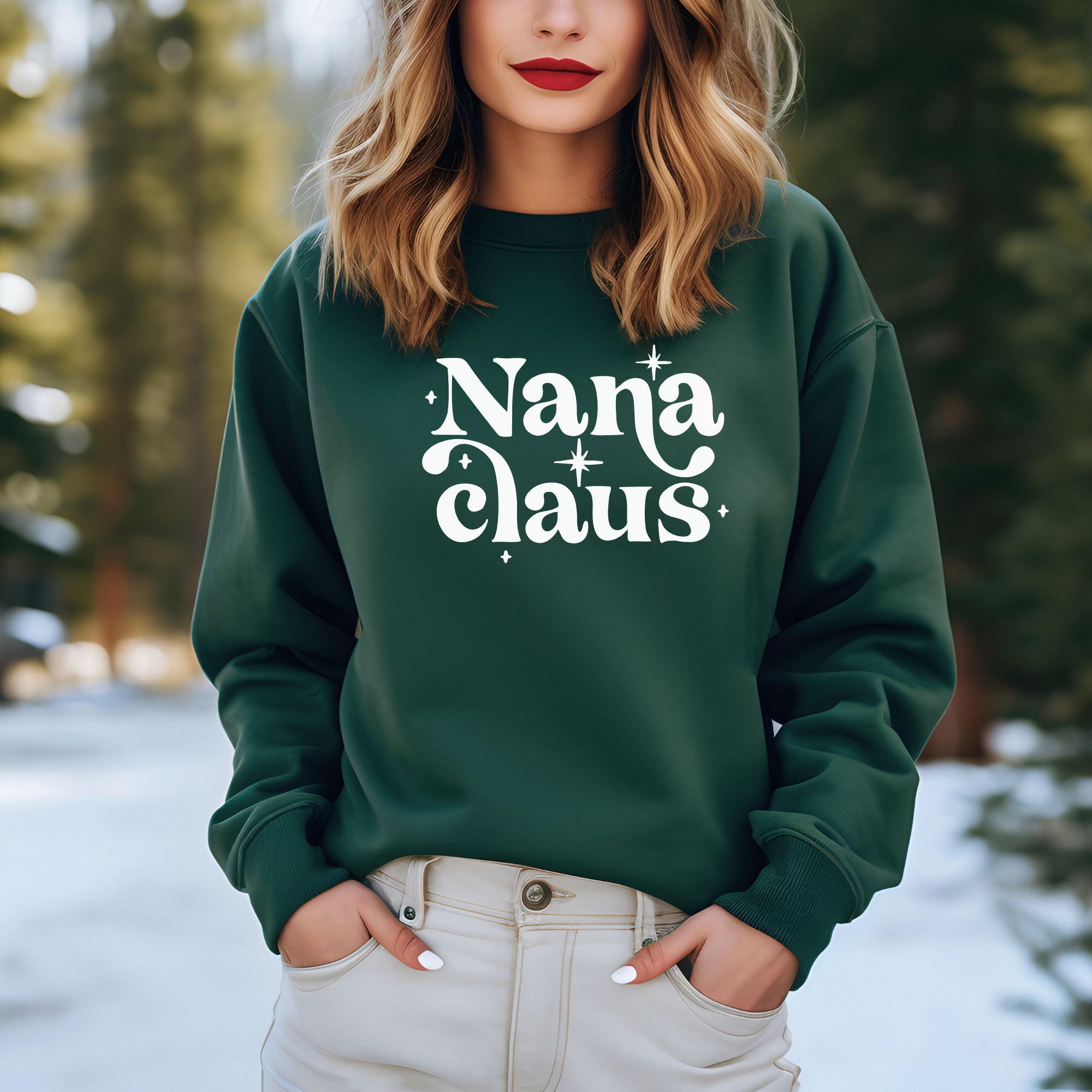 Nana Claus Sweatshirt | Nana Shirts