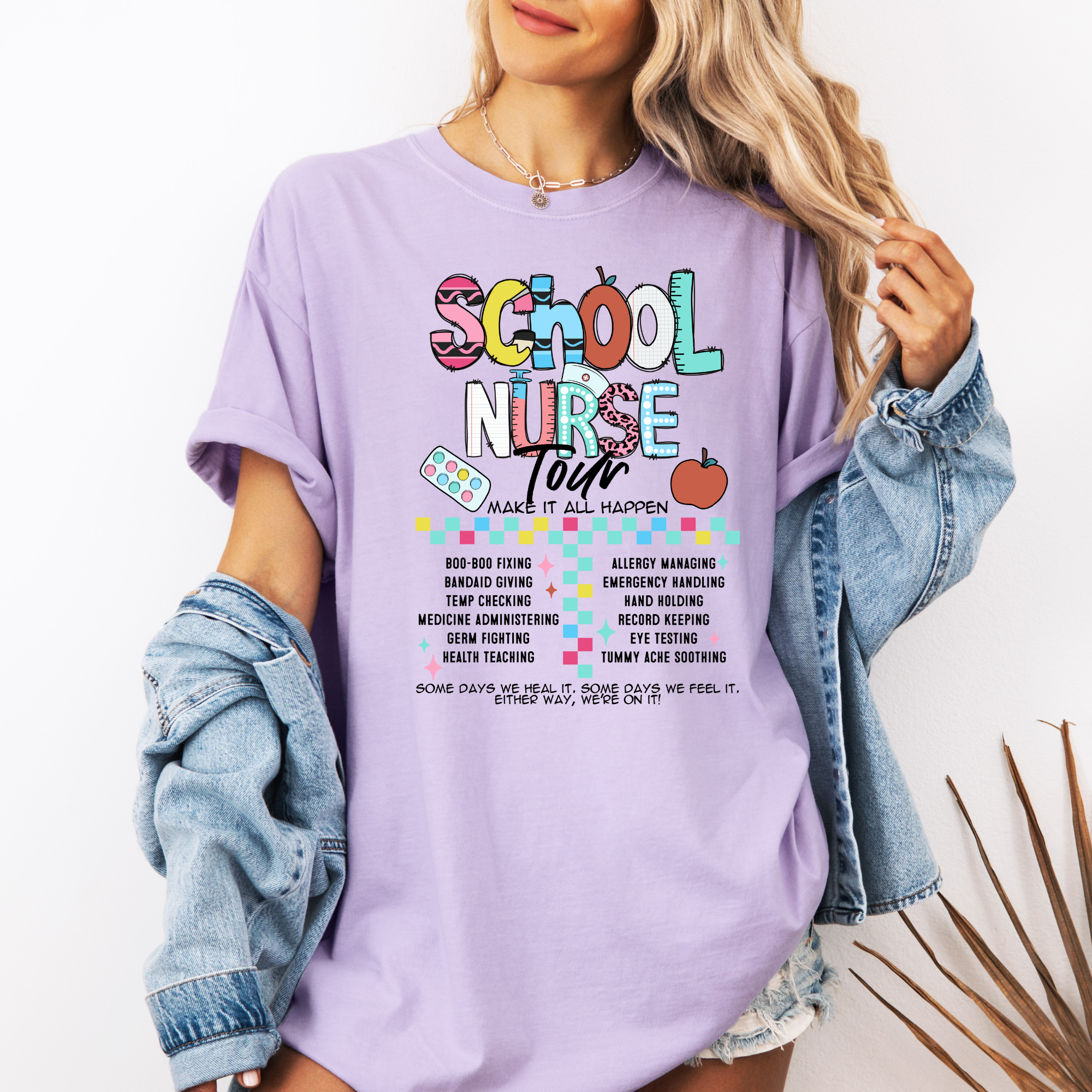 School Nurse Tour T-Shirt | Funny School nurse Shirt