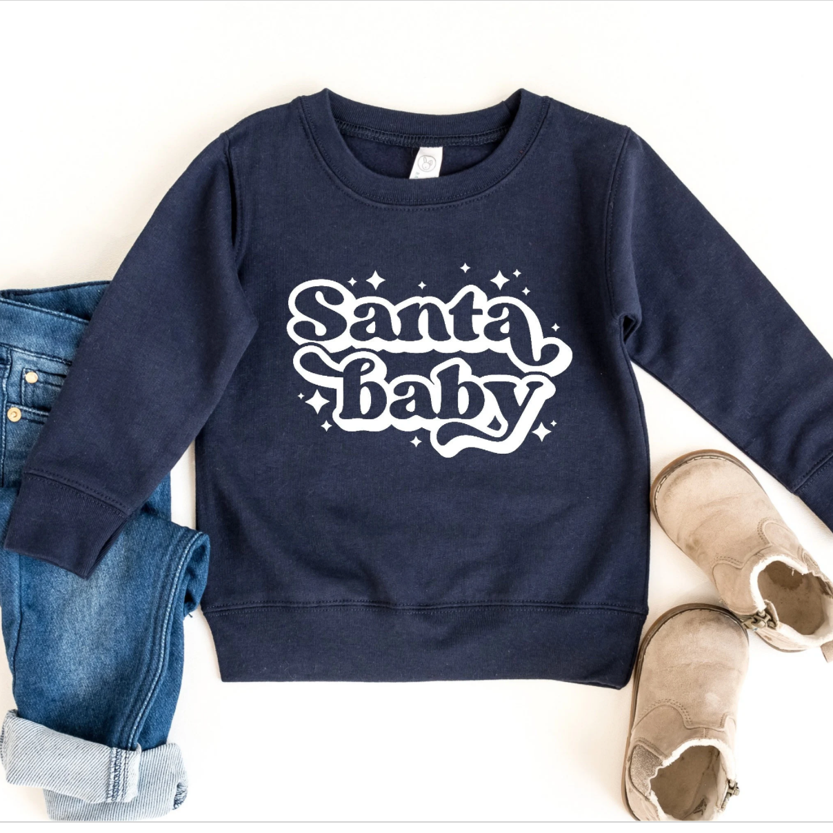 Santa Baby Sweatshirt | Kids Christmas Sweatshirt