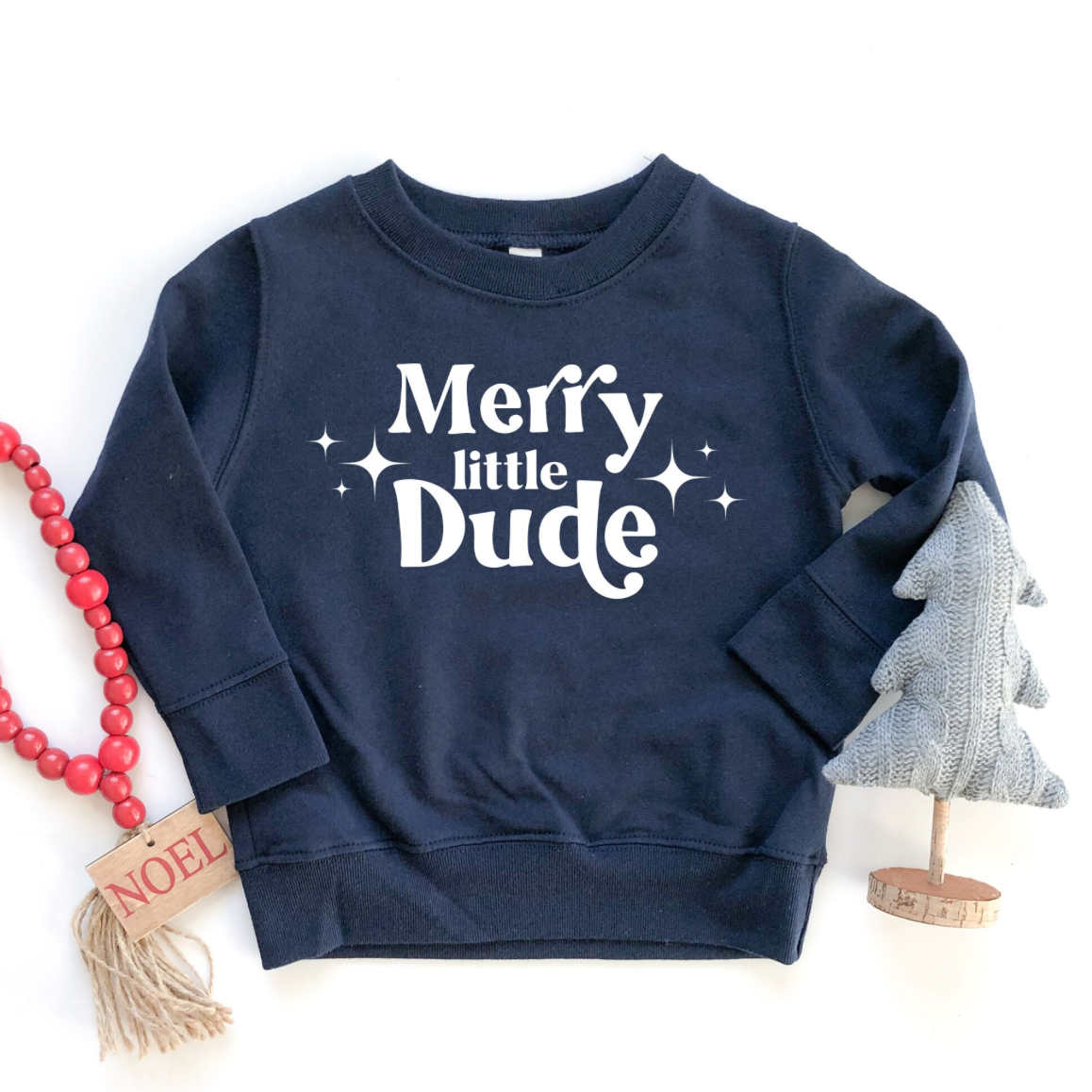 Merry Little Dude Sweatshirt | Boys Christmas Shirt