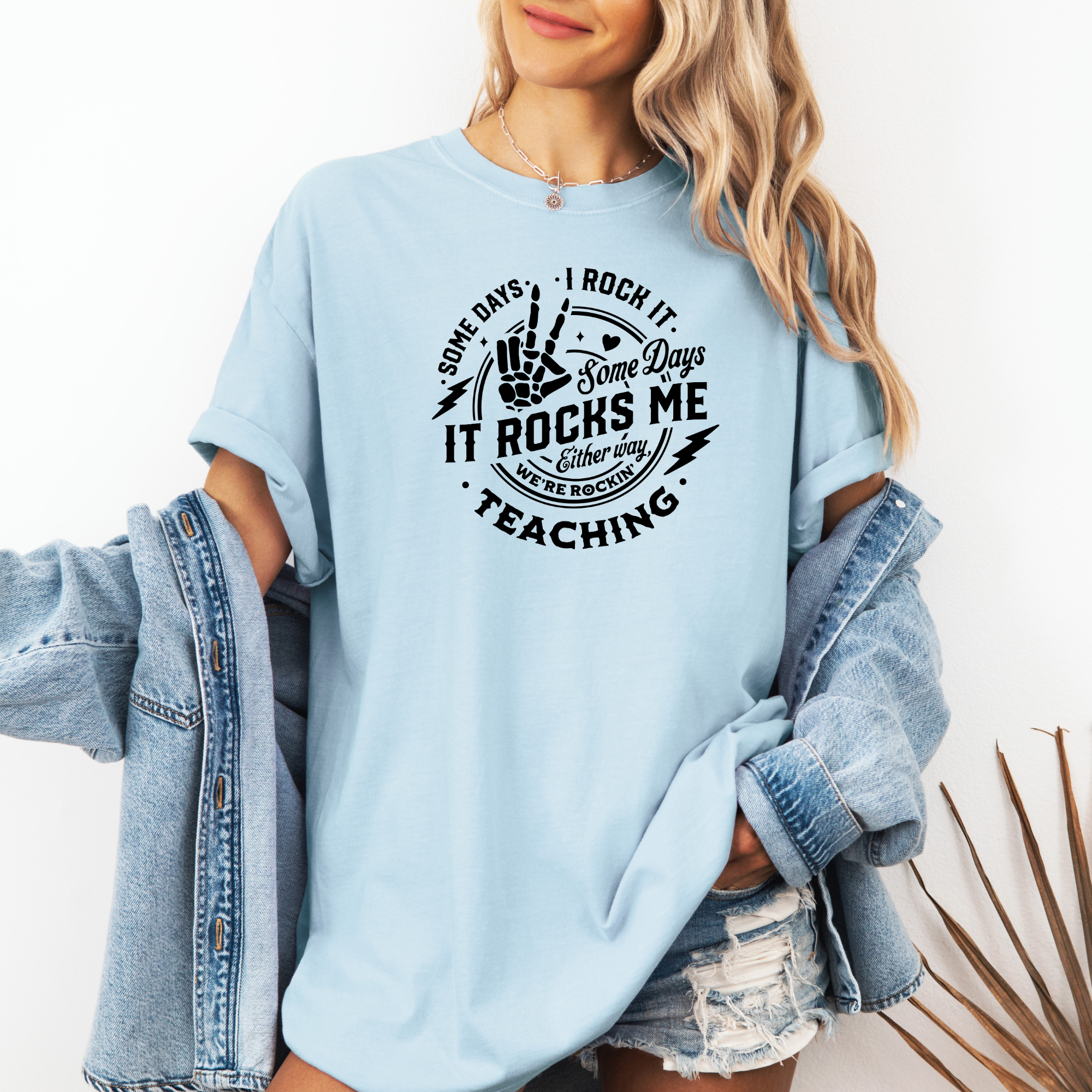 Teaching Some Days It Rocks Me Shirt | Funny Teacher Shirt