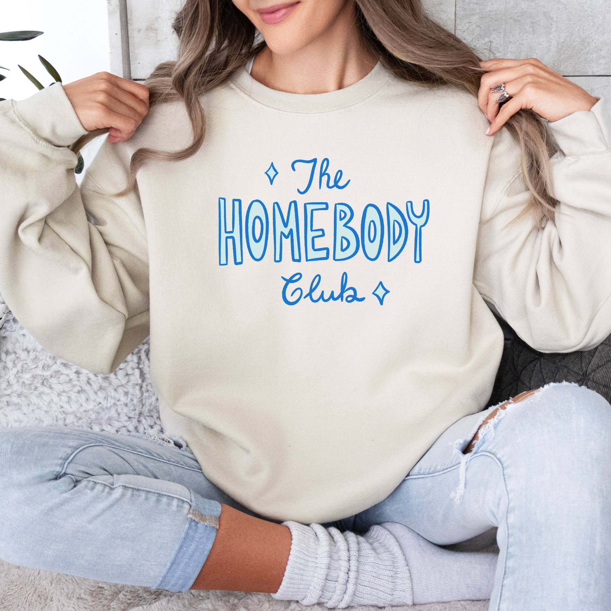 The Homebody Club Sweatshirt | Funny Sweatshirt