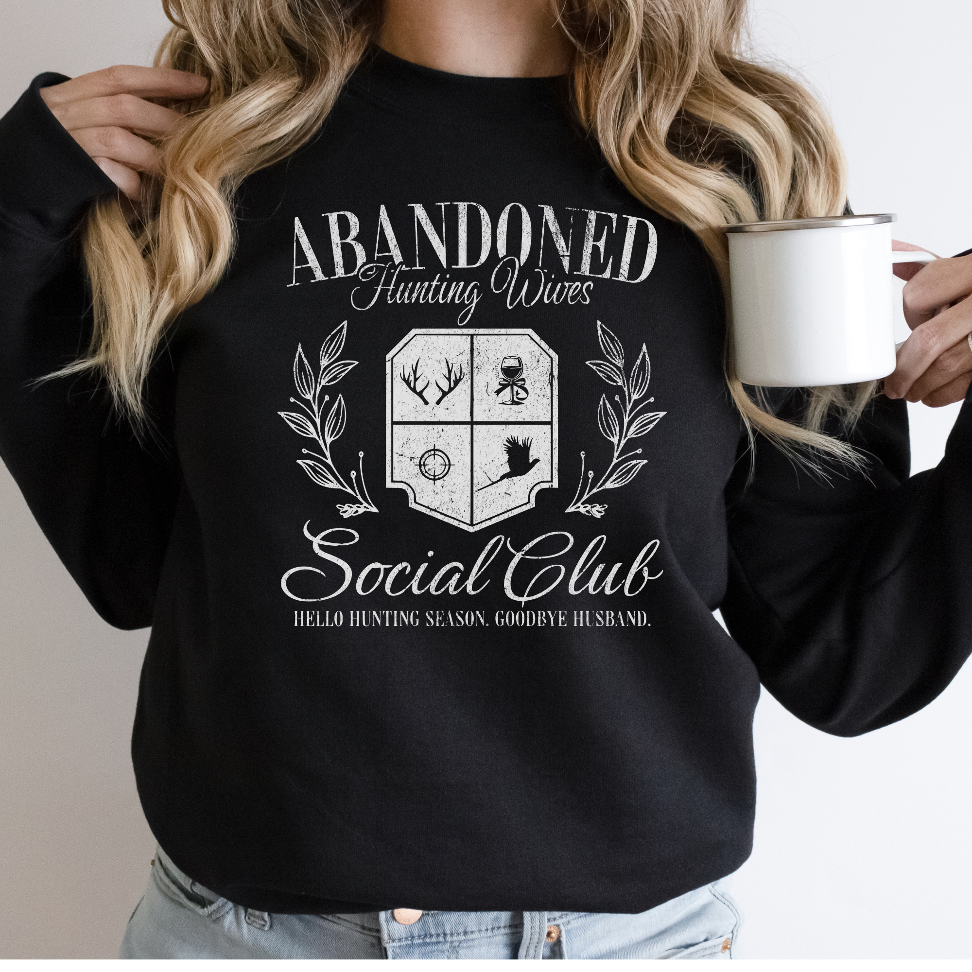 Hunting Wives Social Club Sweatshirt | Funny Women's Sweatshirt