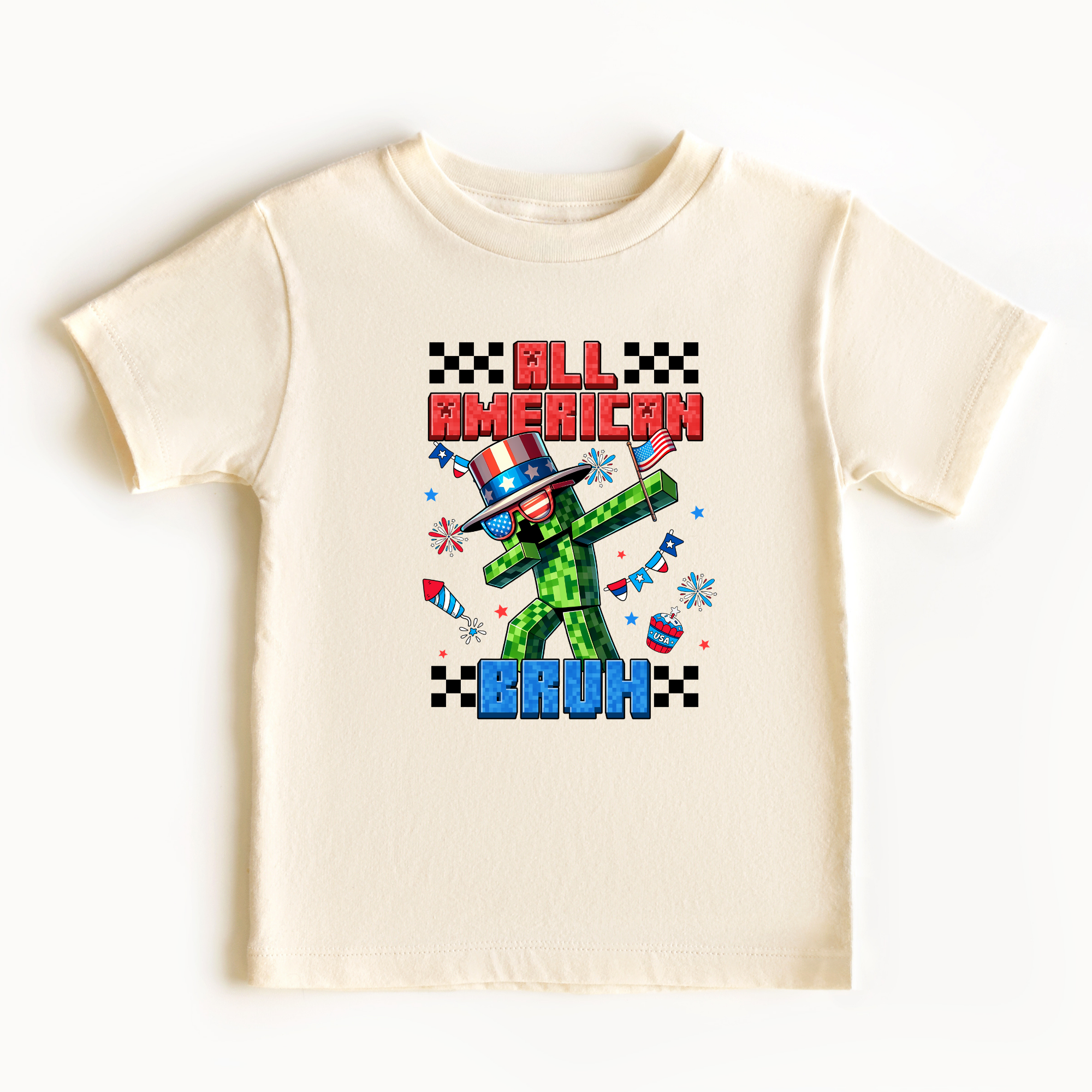 All American Bruh T-Shirt | Kids Gaming T-Shirt