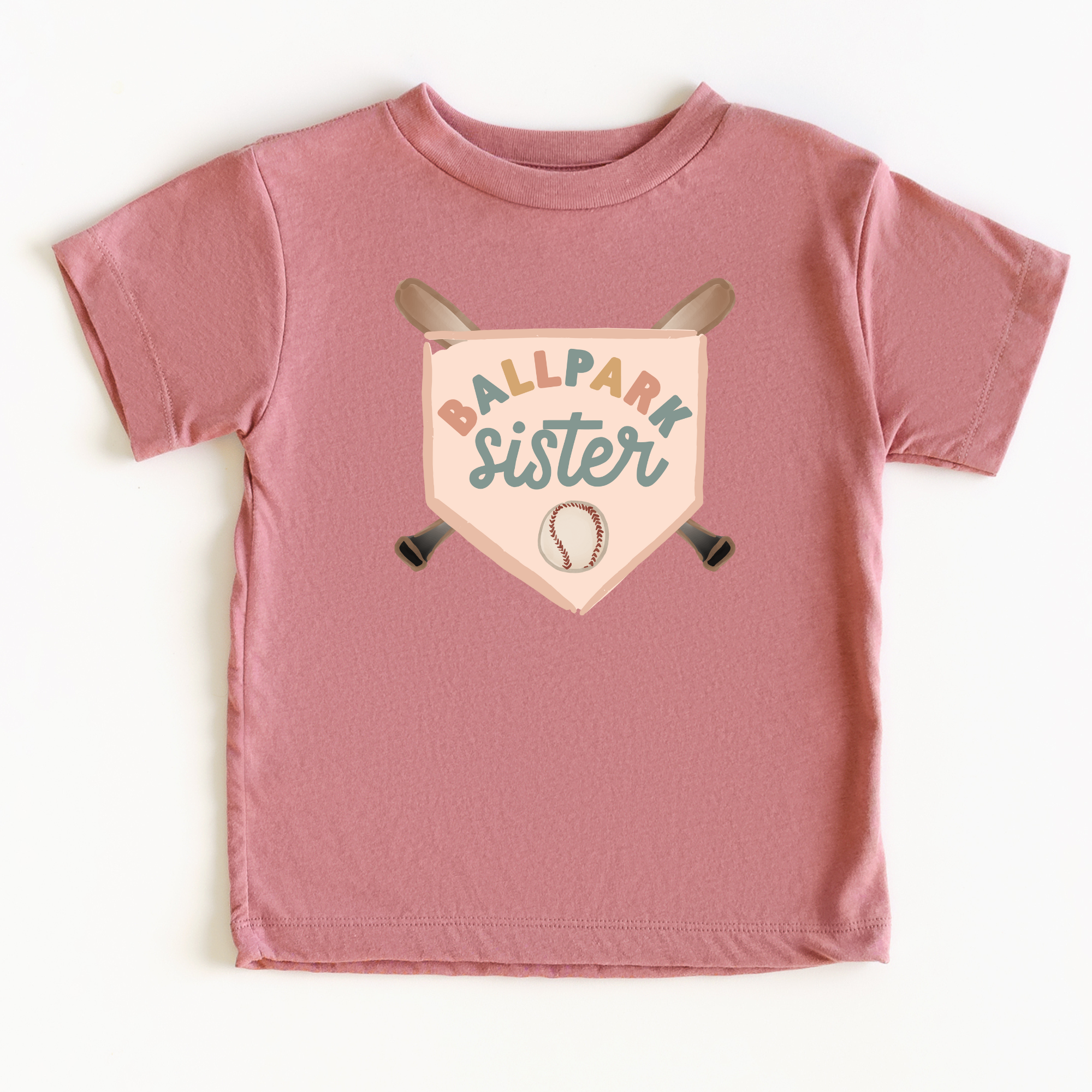 Ballpark sister - girls baseball shirt