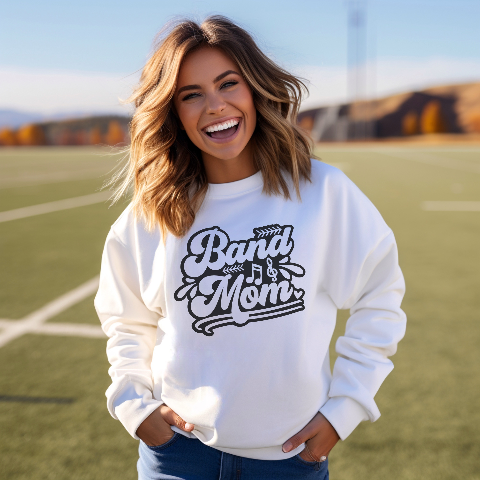 Marching band mom sweatshirt