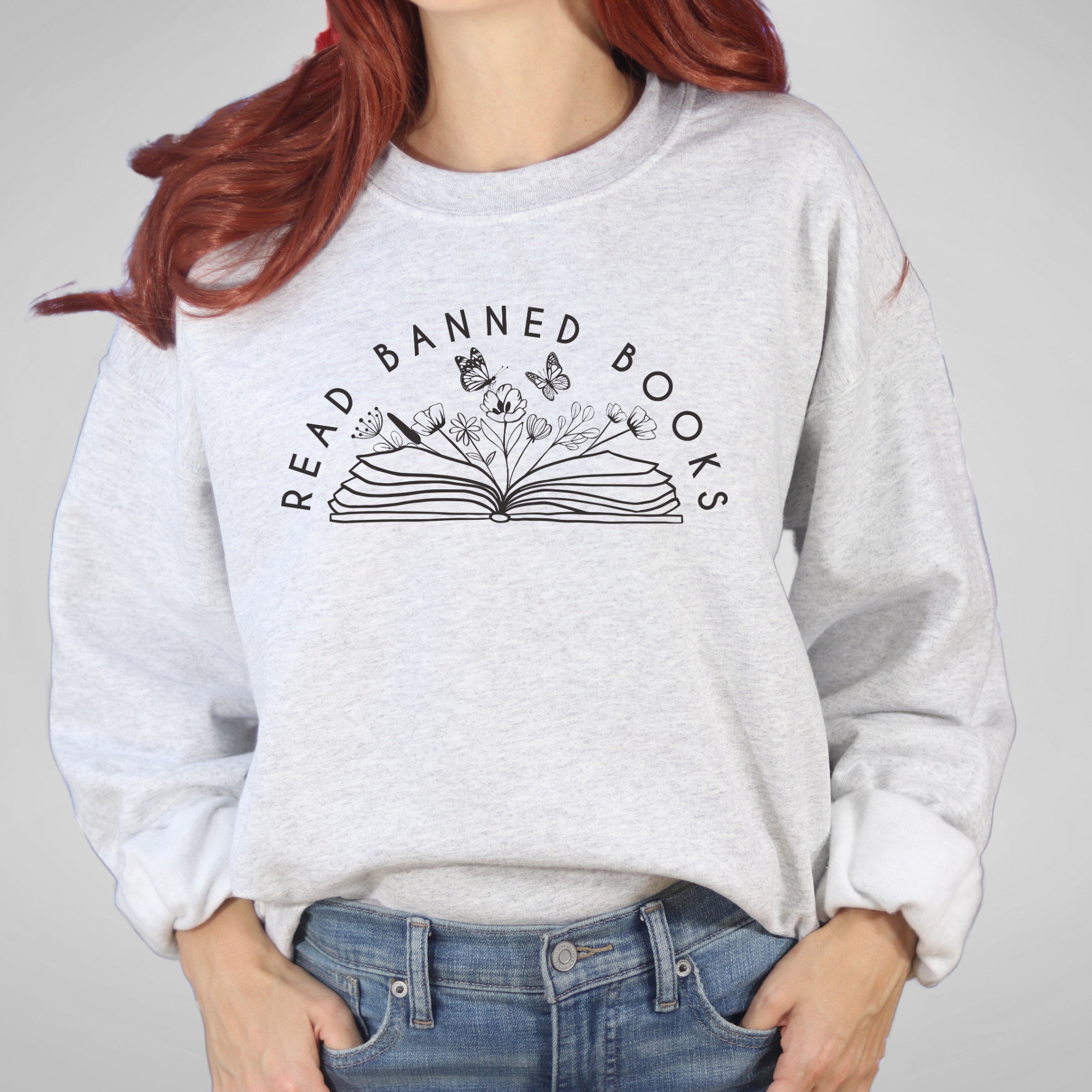 Read Banned Books Sweatshirt | Christian Crewneck