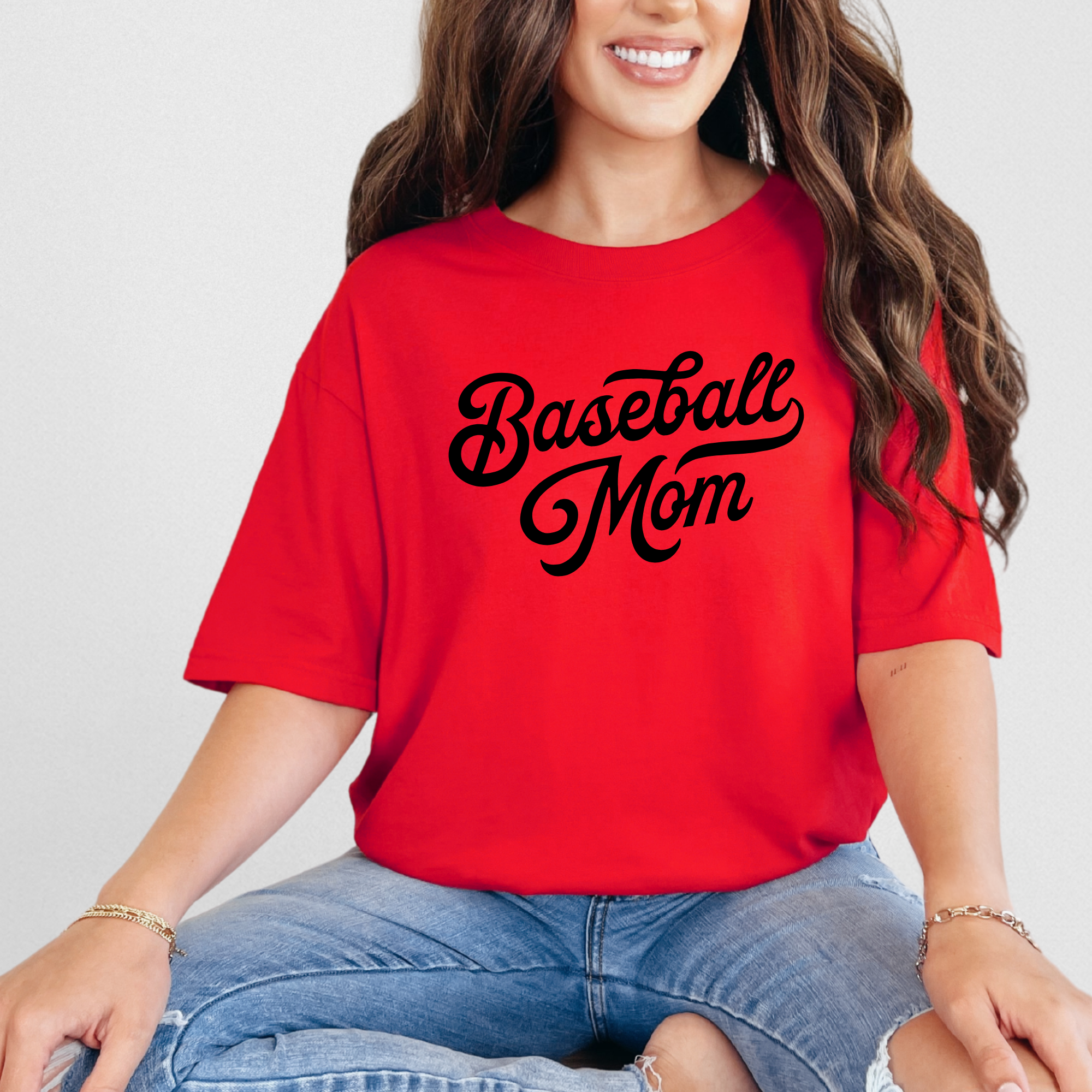 Baseball mom tshirt