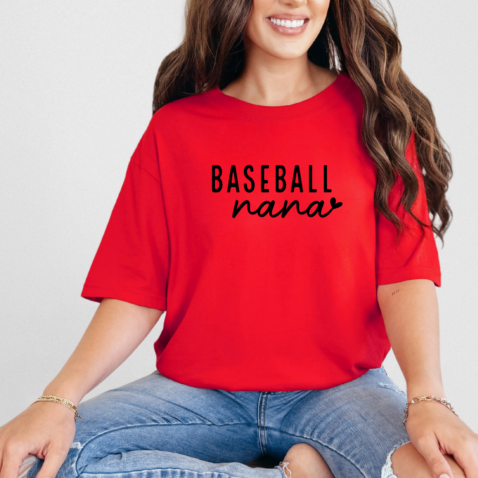baseball nana shirt for baseball grandmas