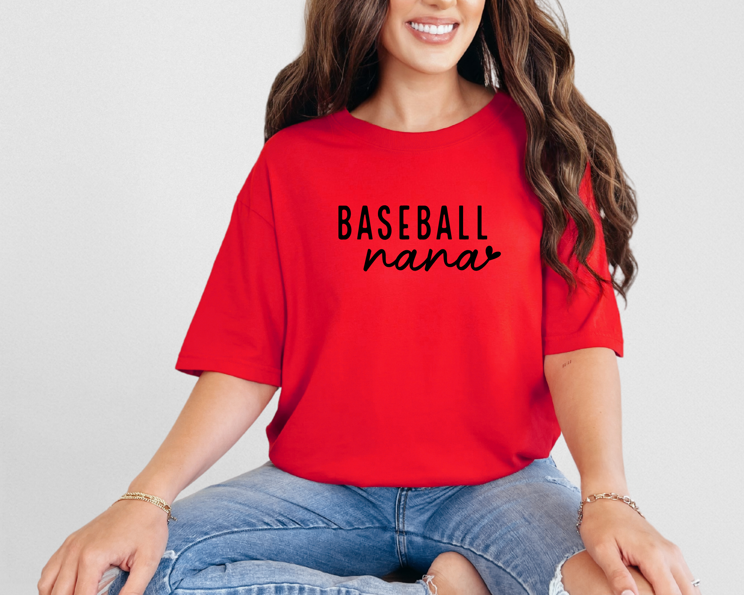 baseball nana shirt for baseball grandmas