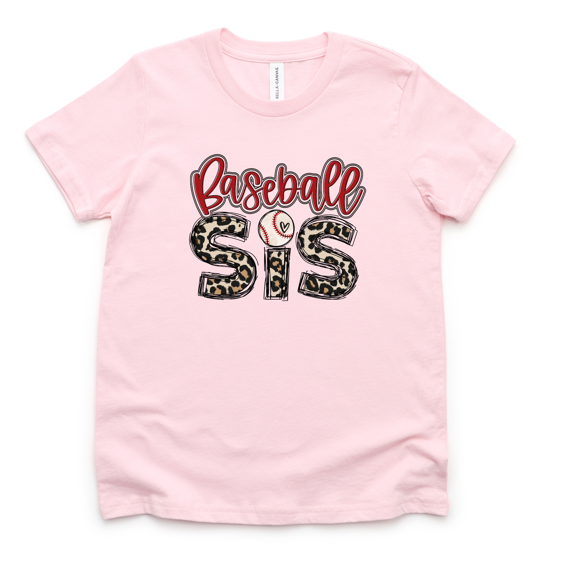 baseball sis tshirt. Baseball sister tees for game day.