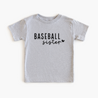 baseball sister shirt for baseball game day