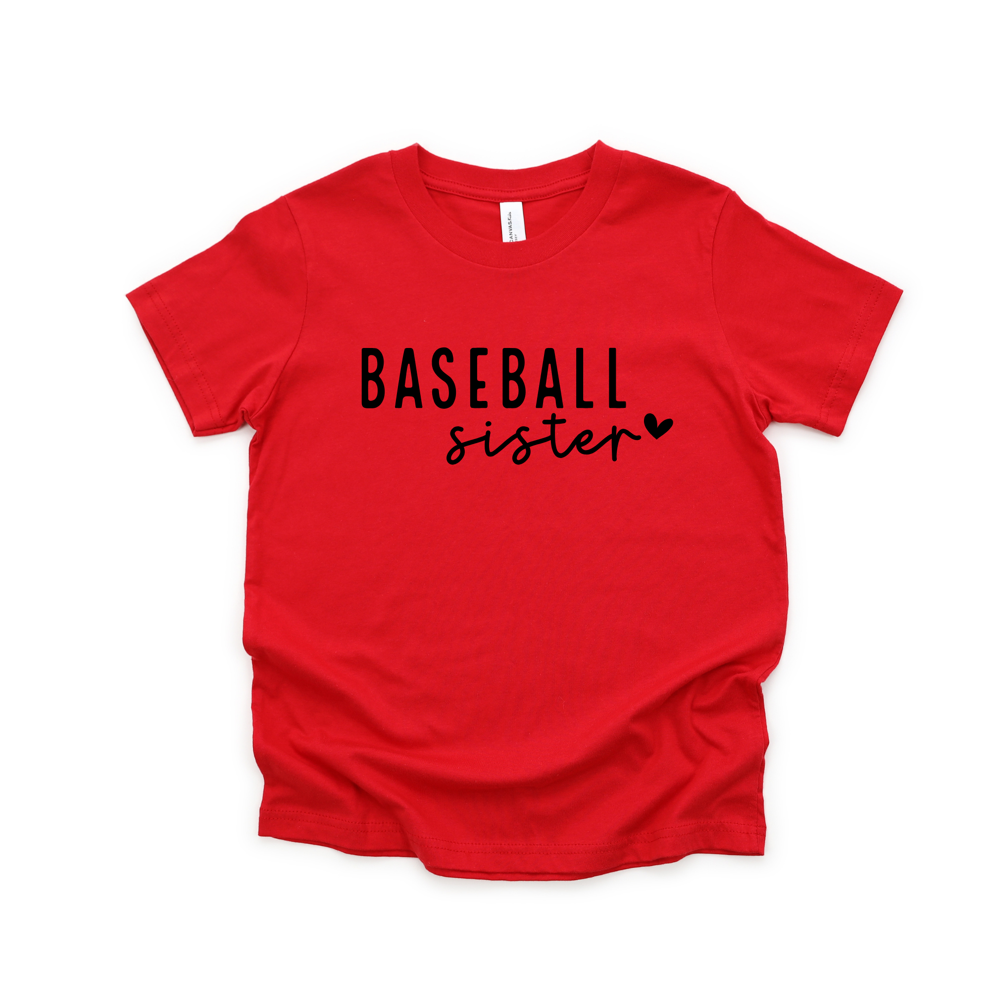 baseball sister shirt for baseball game day