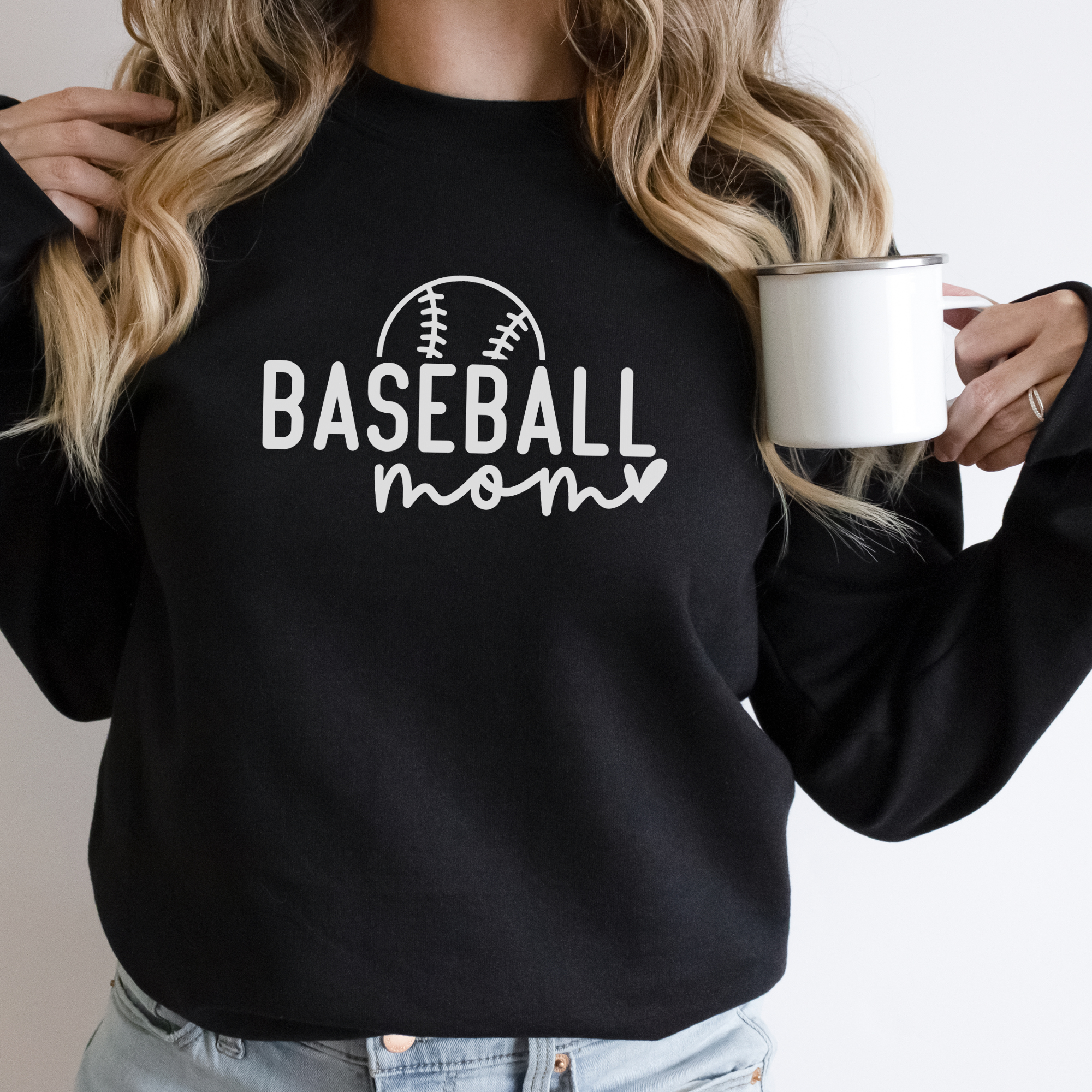 Baseball mom sweatshirt for sports moms