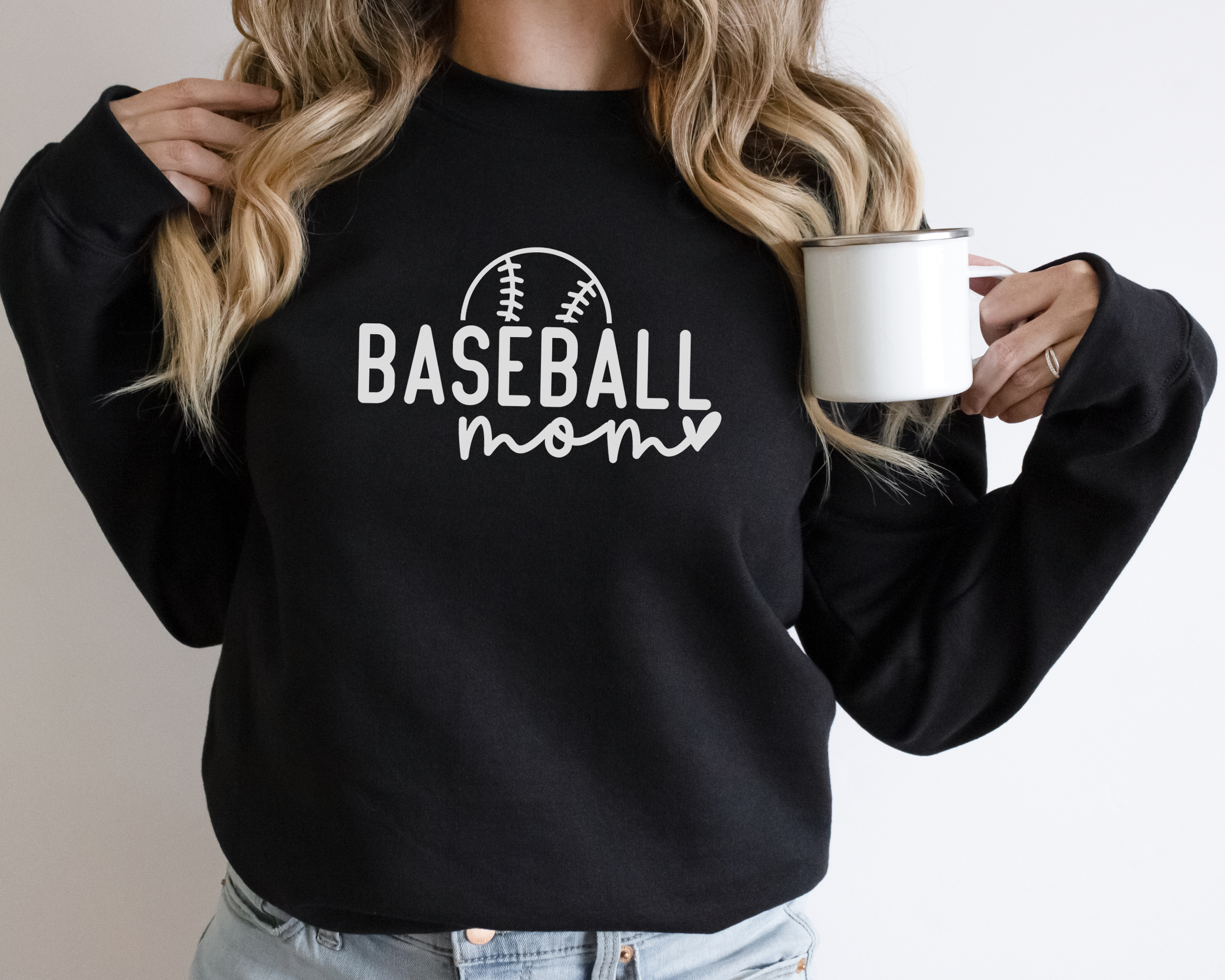 Baseball mom sweatshirt for sports moms