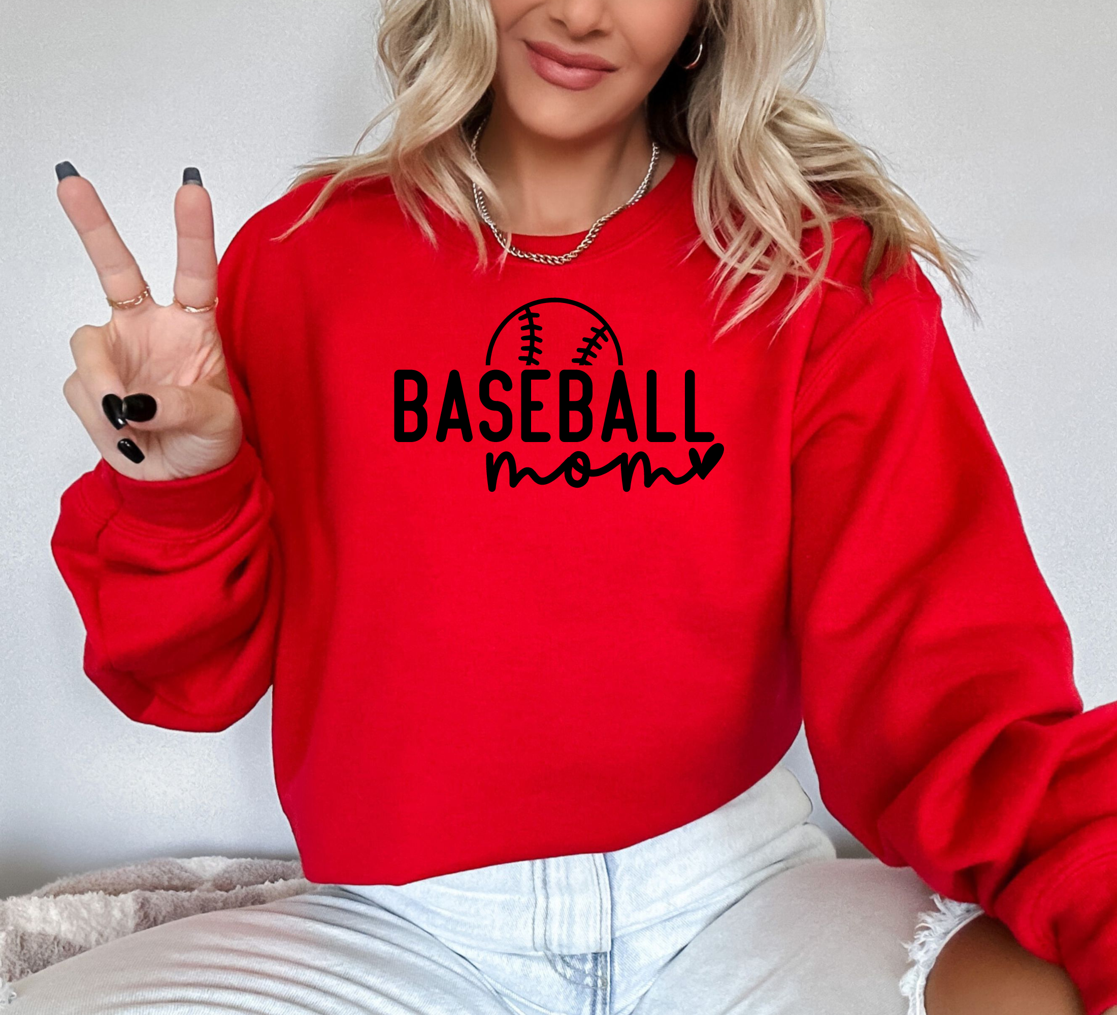 Baseball mom sweatshirt for sports moms