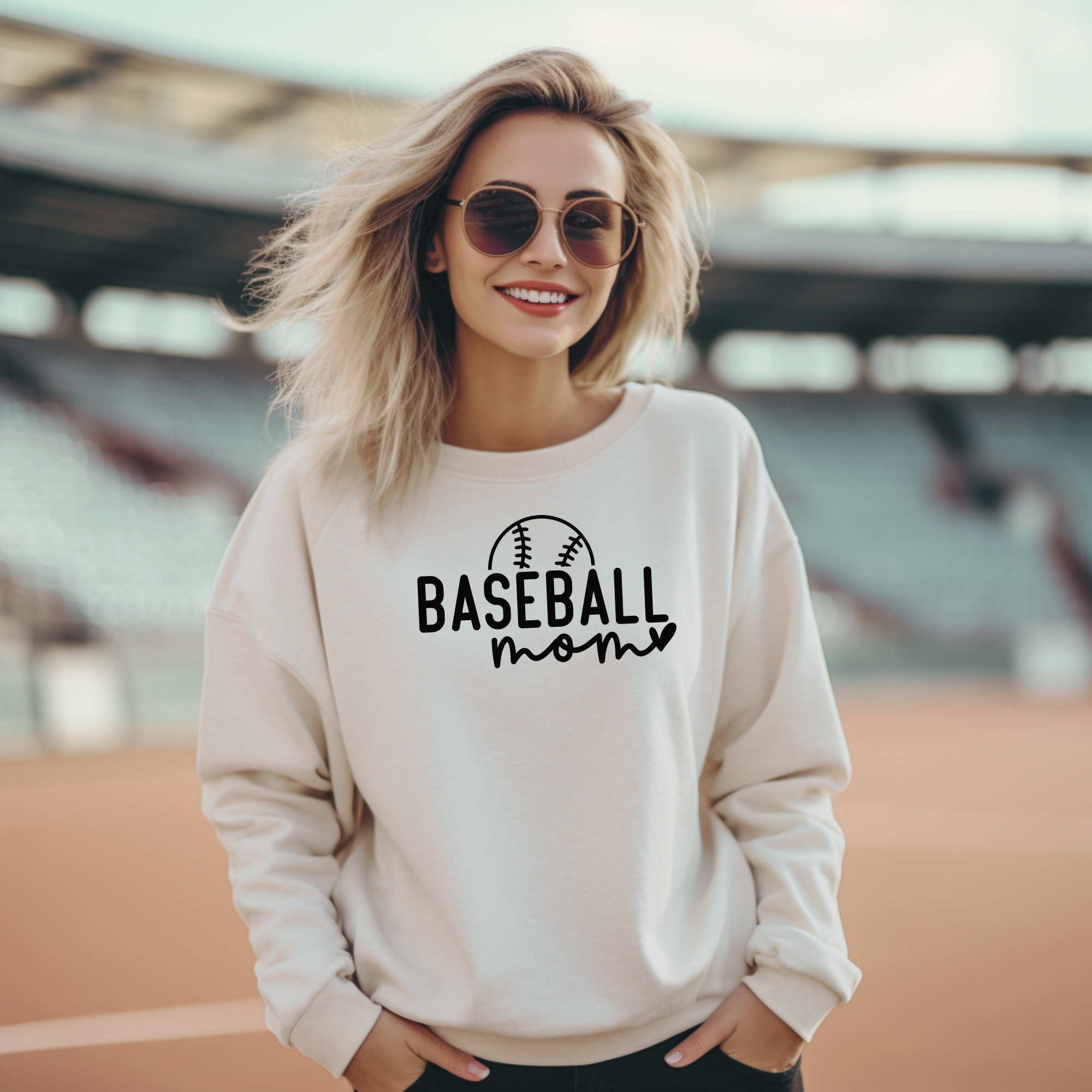 Baseball mom sweatshirt for sports moms