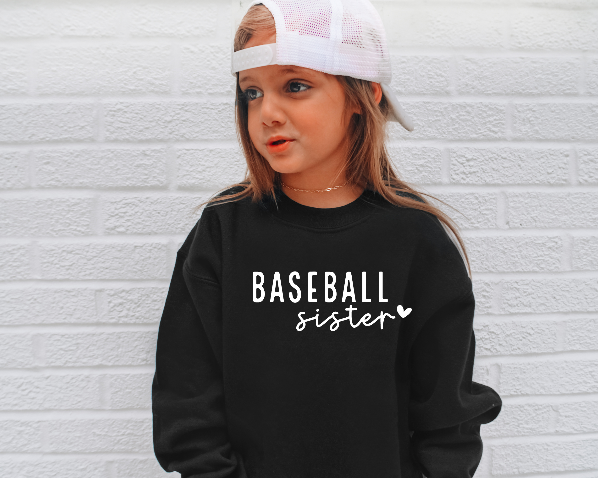 baseball sister sweatshirt