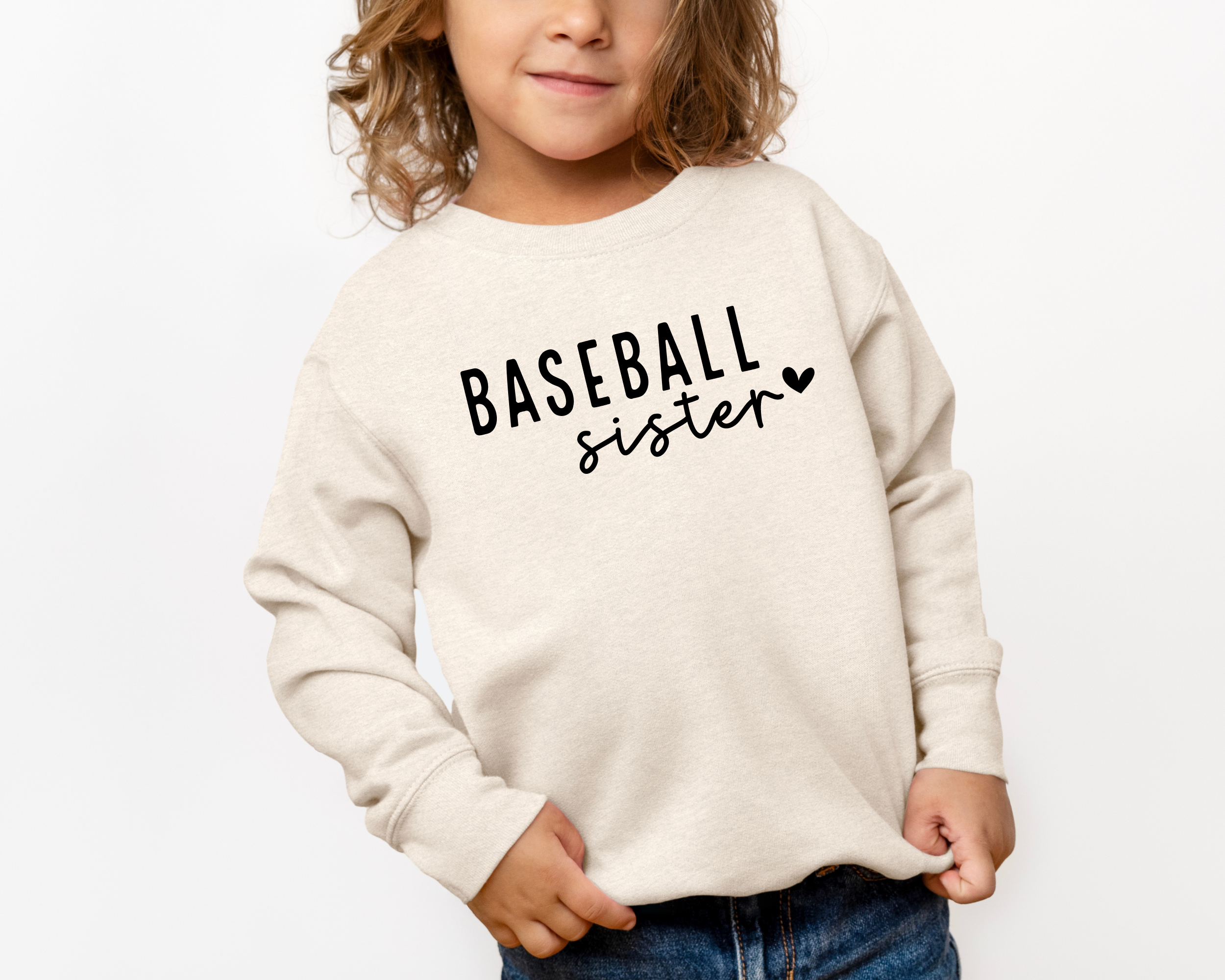 baseball sister sweatshirt