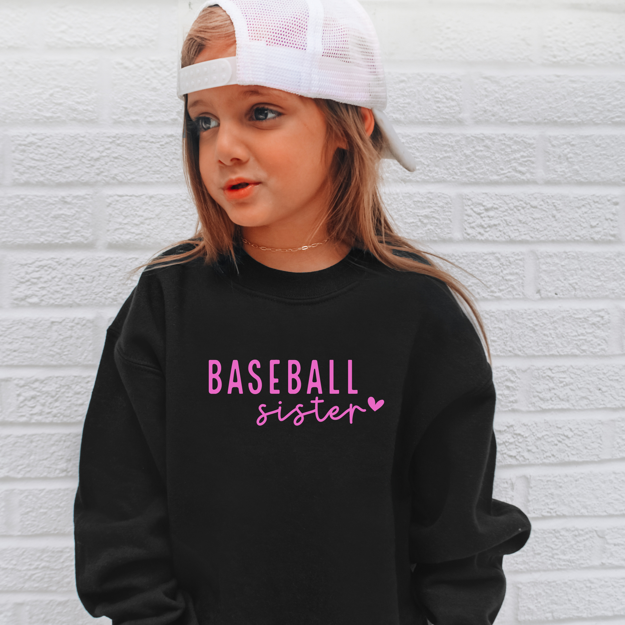 baseball sister sweatshirt
