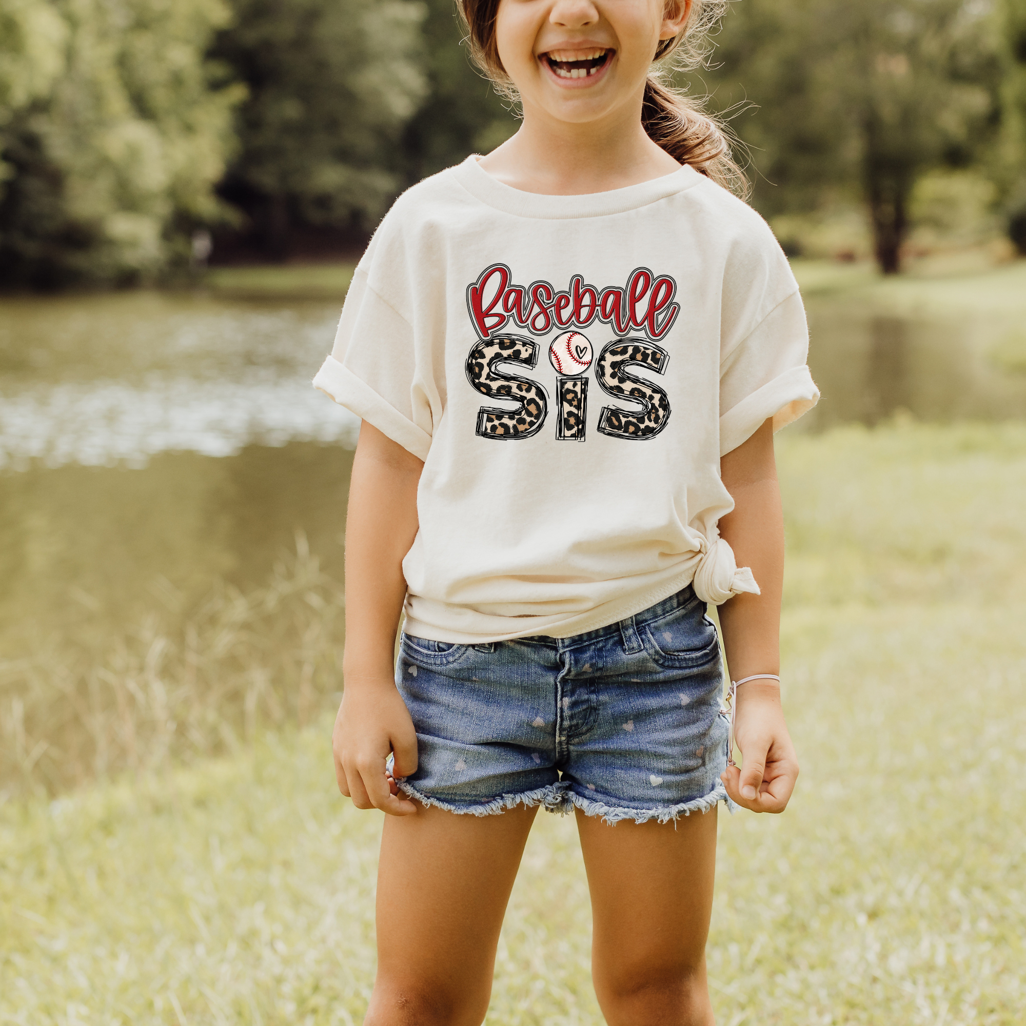 baseball sis tshirt. Baseball sister tees for game day.