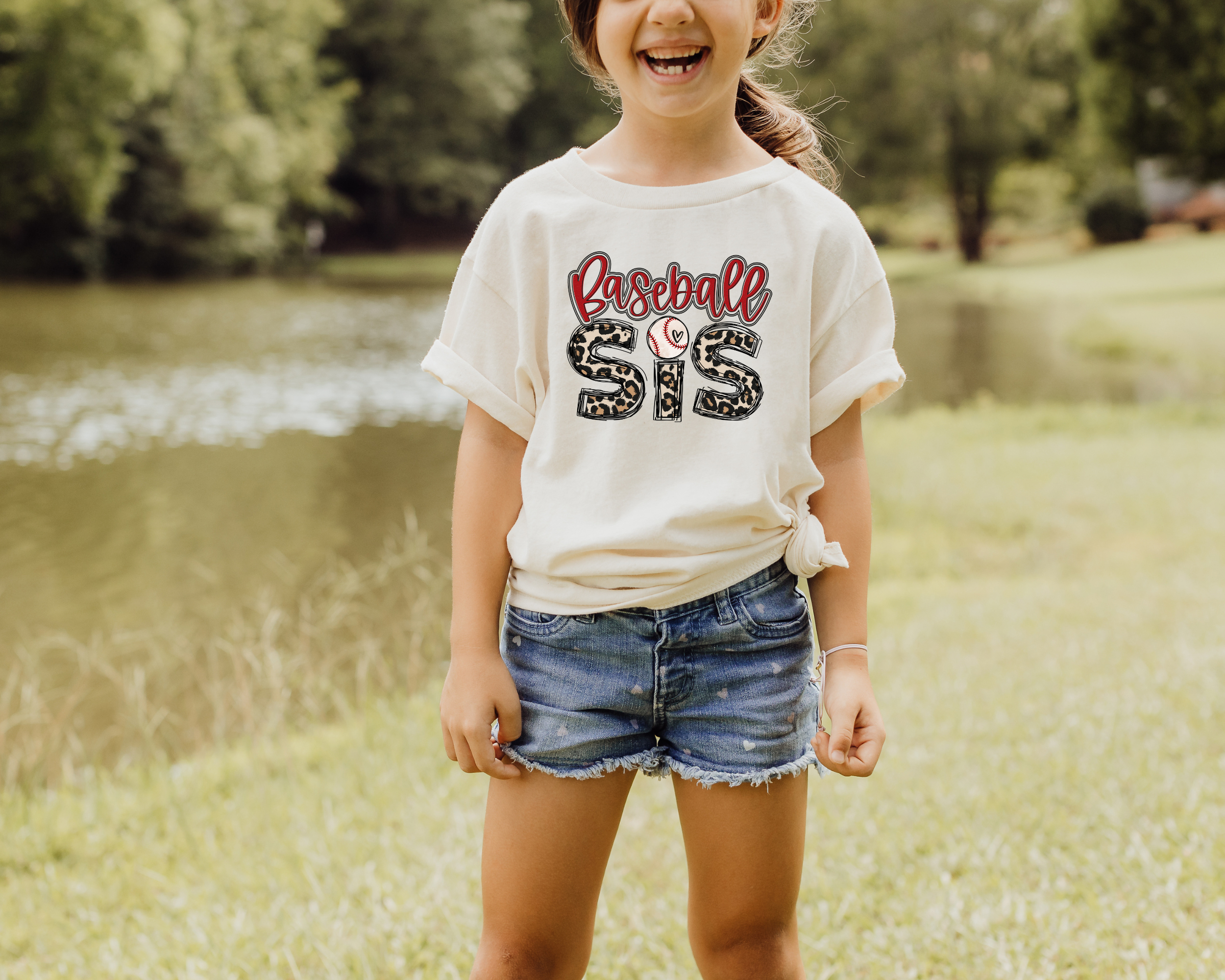 baseball sis tshirt. Baseball sister tees for game day.