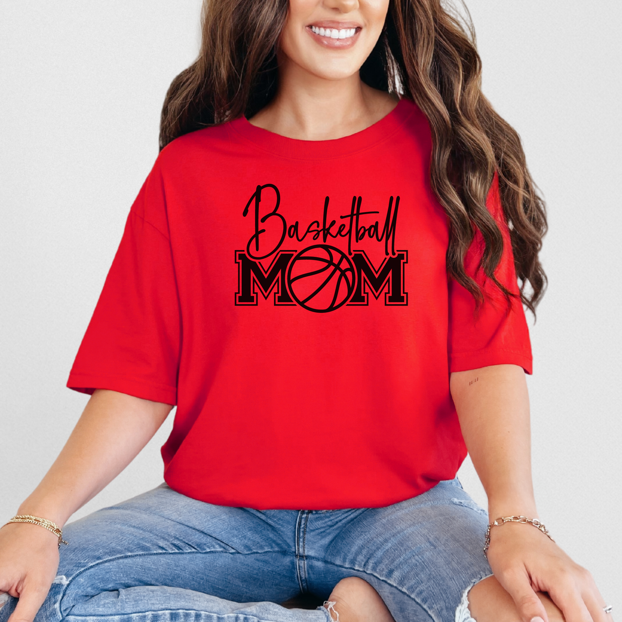 Basketball mom tshirt for basketball season.