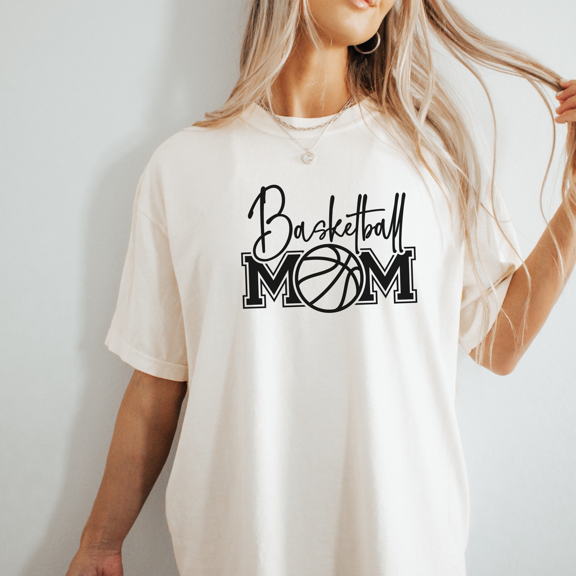 Basketball mom tshirt for basketball season.
