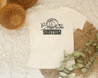 Basketball sister tshirt in the color natural.