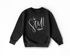 Be still and know kids christian sweatshirt for boys or girls.