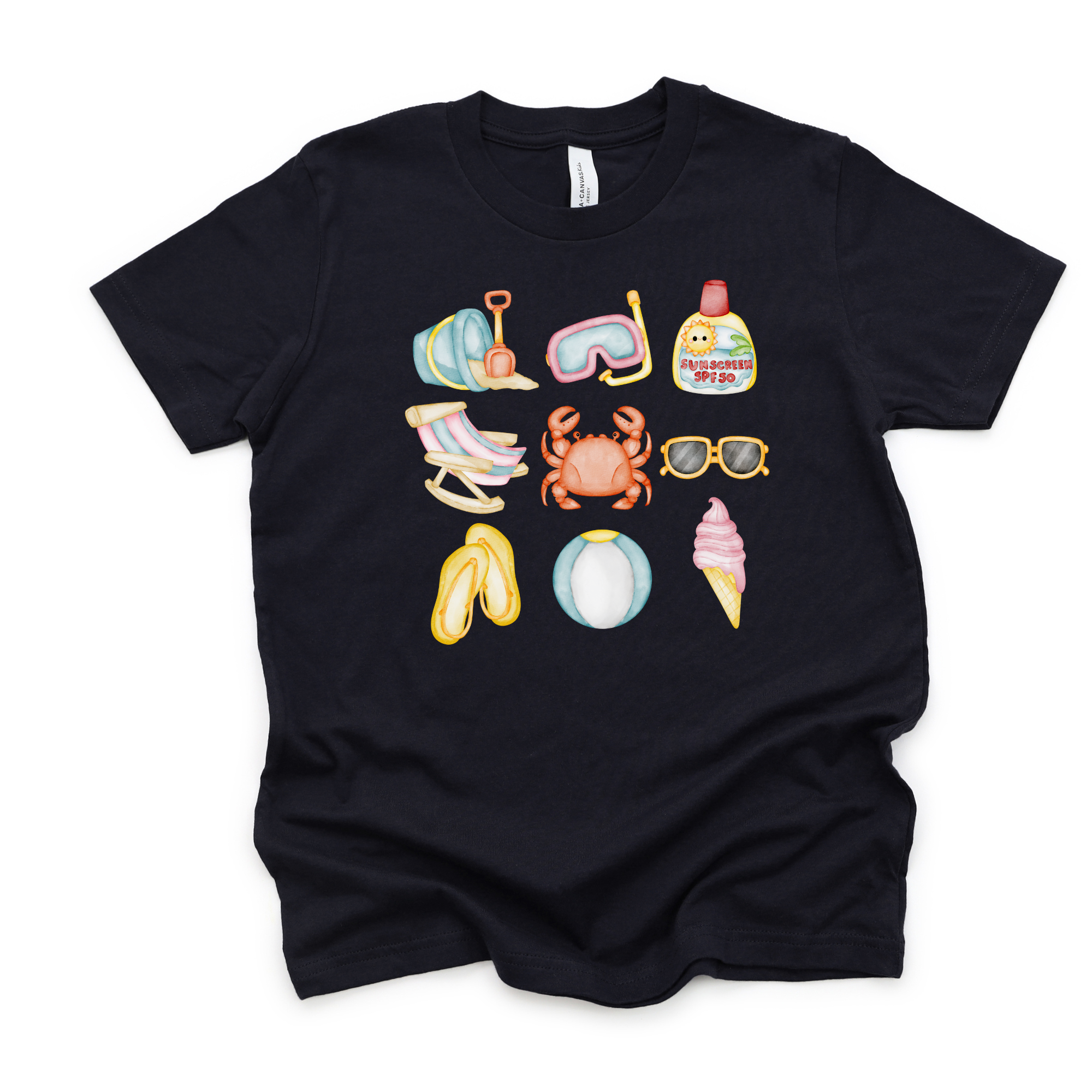 kids beach tshirt for beach vacations