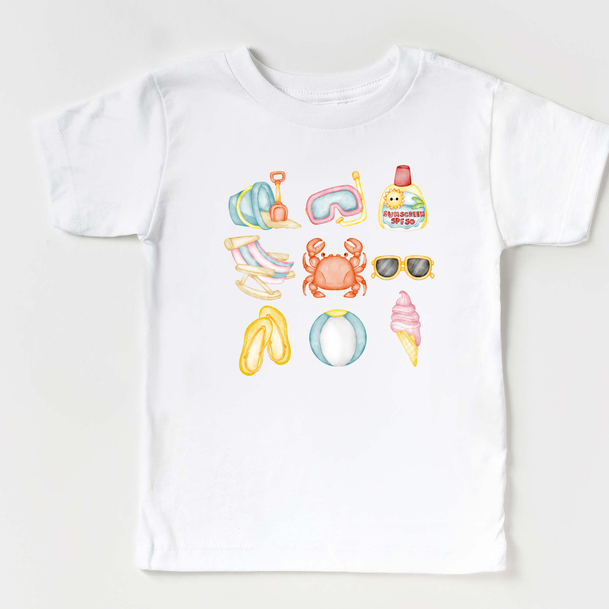 kids beach tshirt for beach vacations