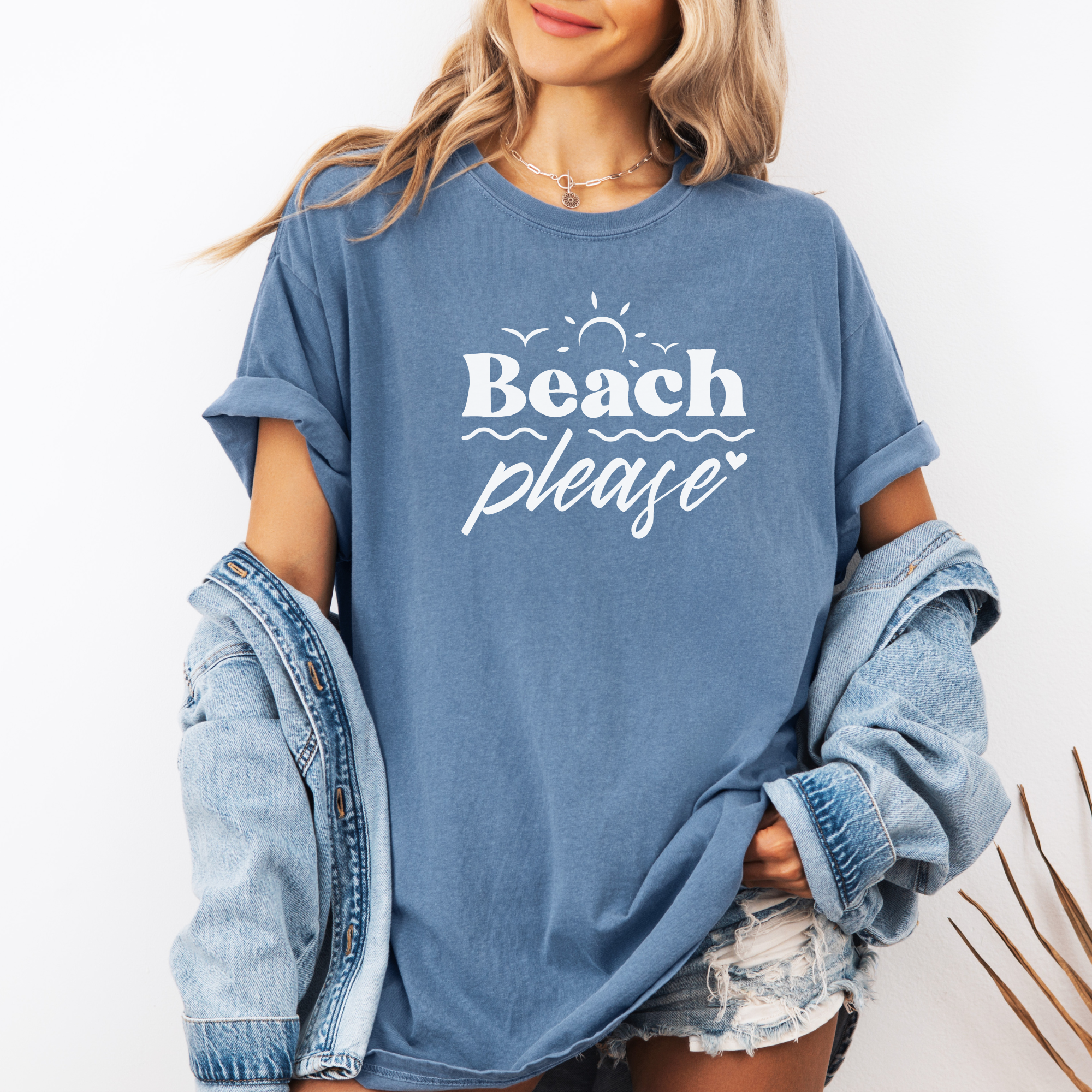 Beach please- women's tee