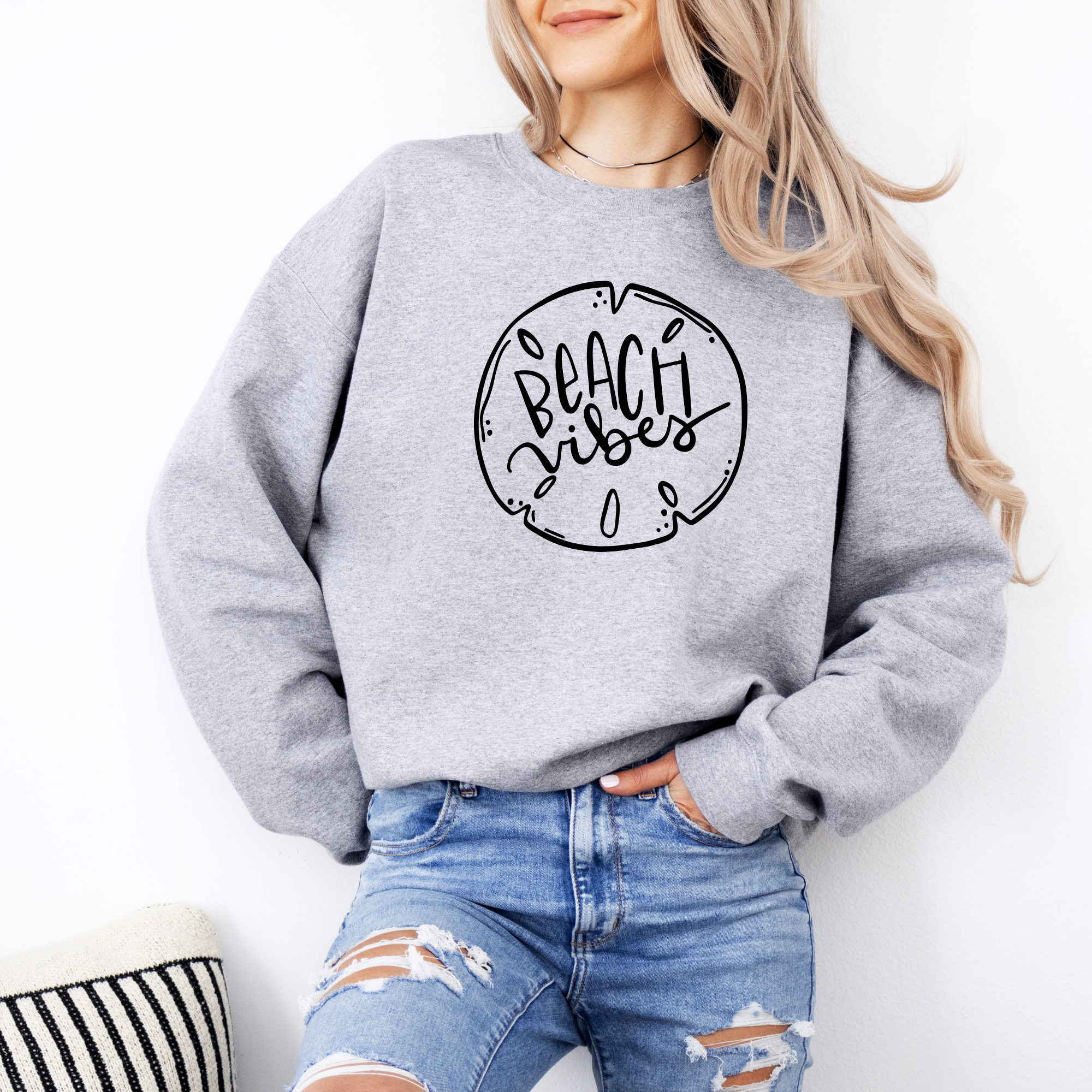 Beach Vibes Sweatshirt | Beach Sweatshirt
