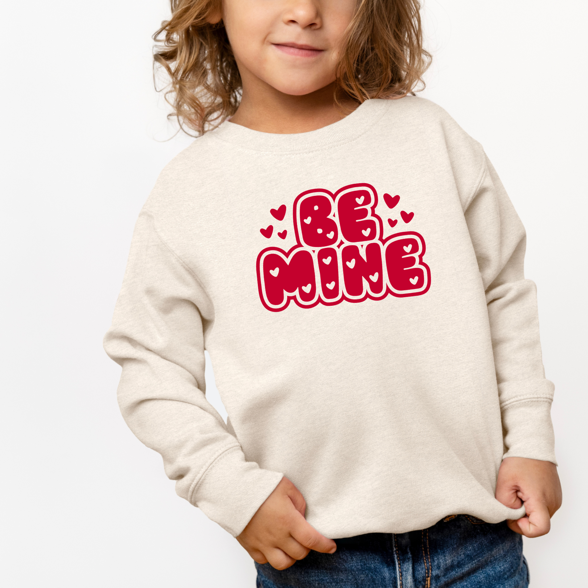 Bubbly Be Mine Sweatshirt | Girls Valentine's Shirt