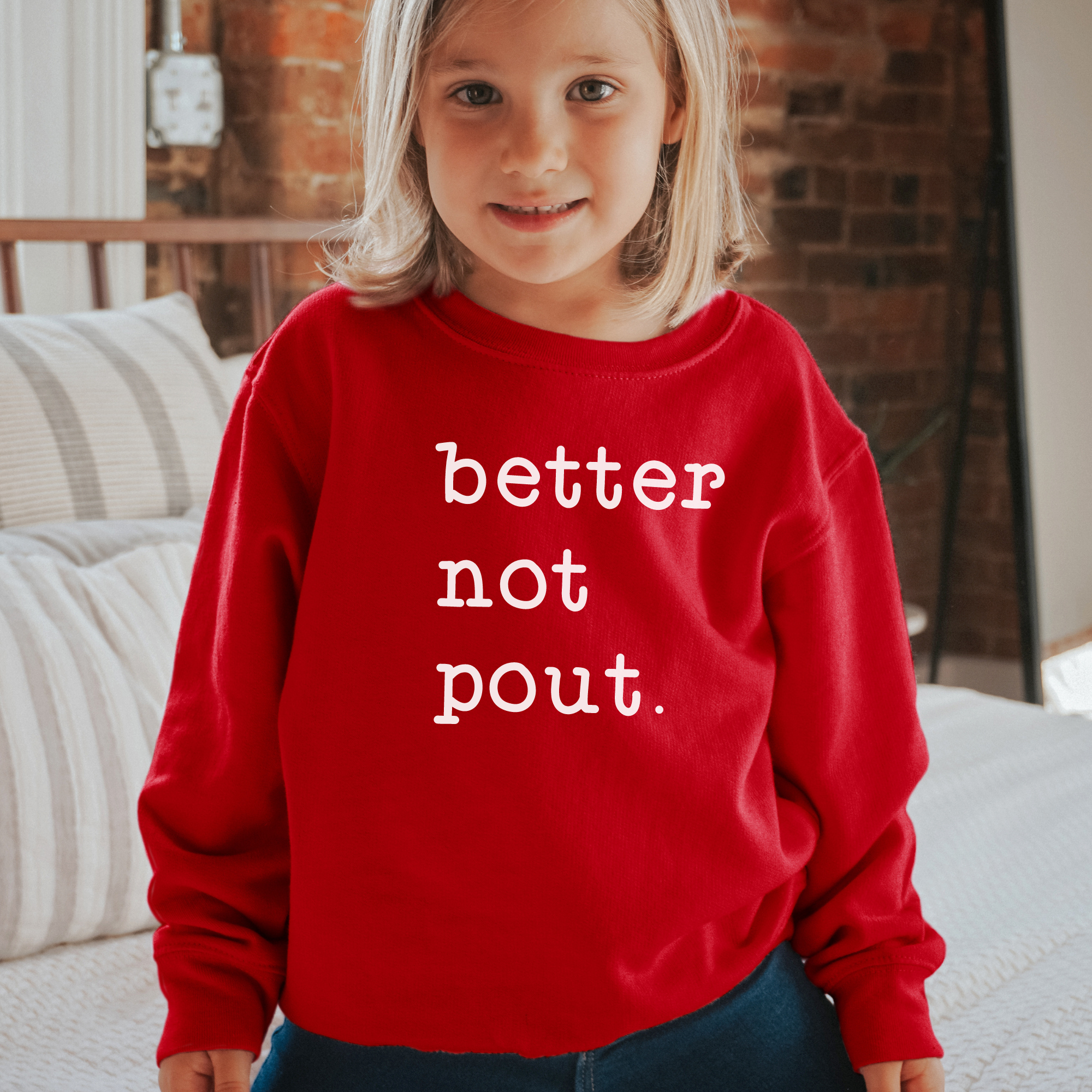 Better Not Pout Sweatshirt | Funny Christmas Sweatshirt