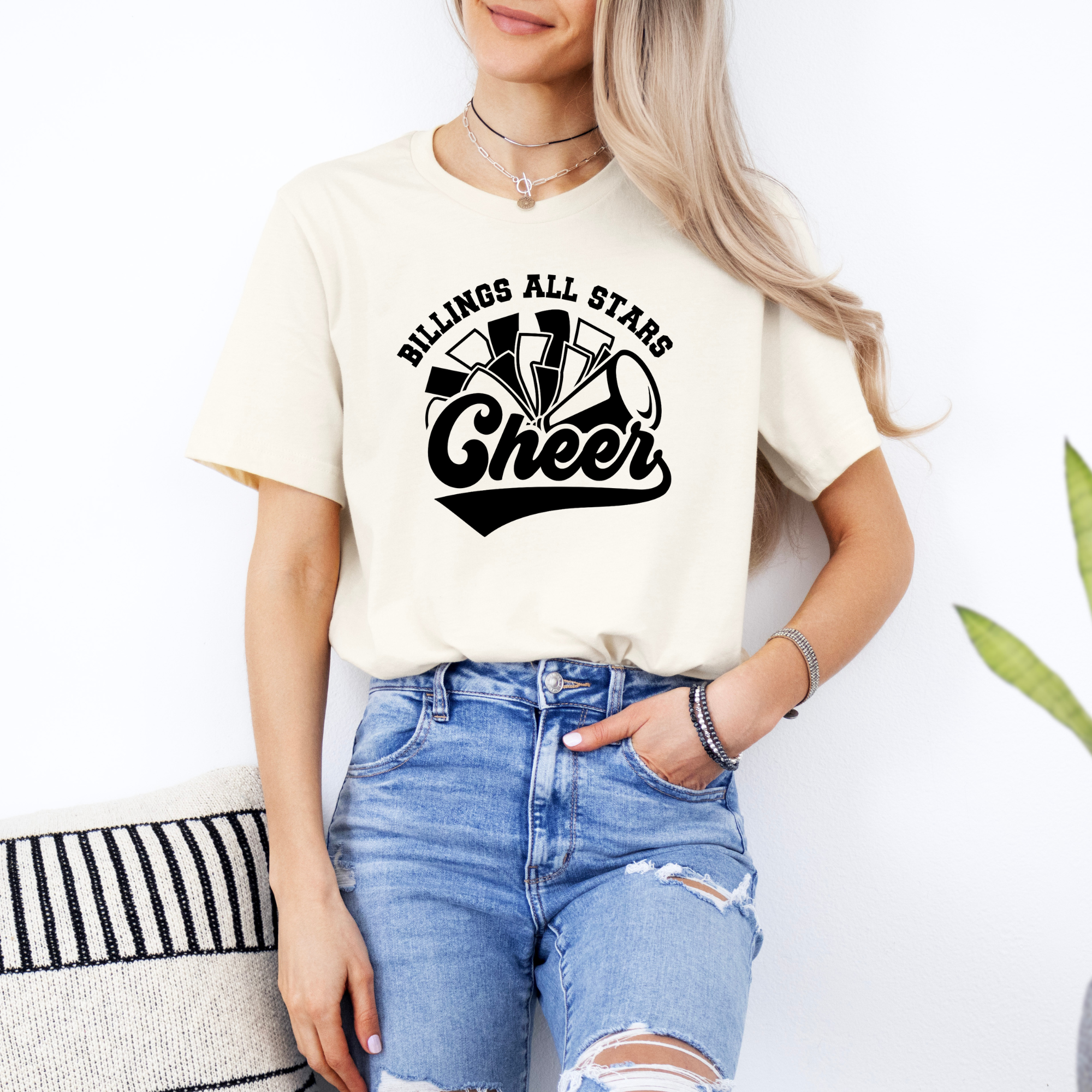Billings All Stars Retro Cheer T-Shirt
