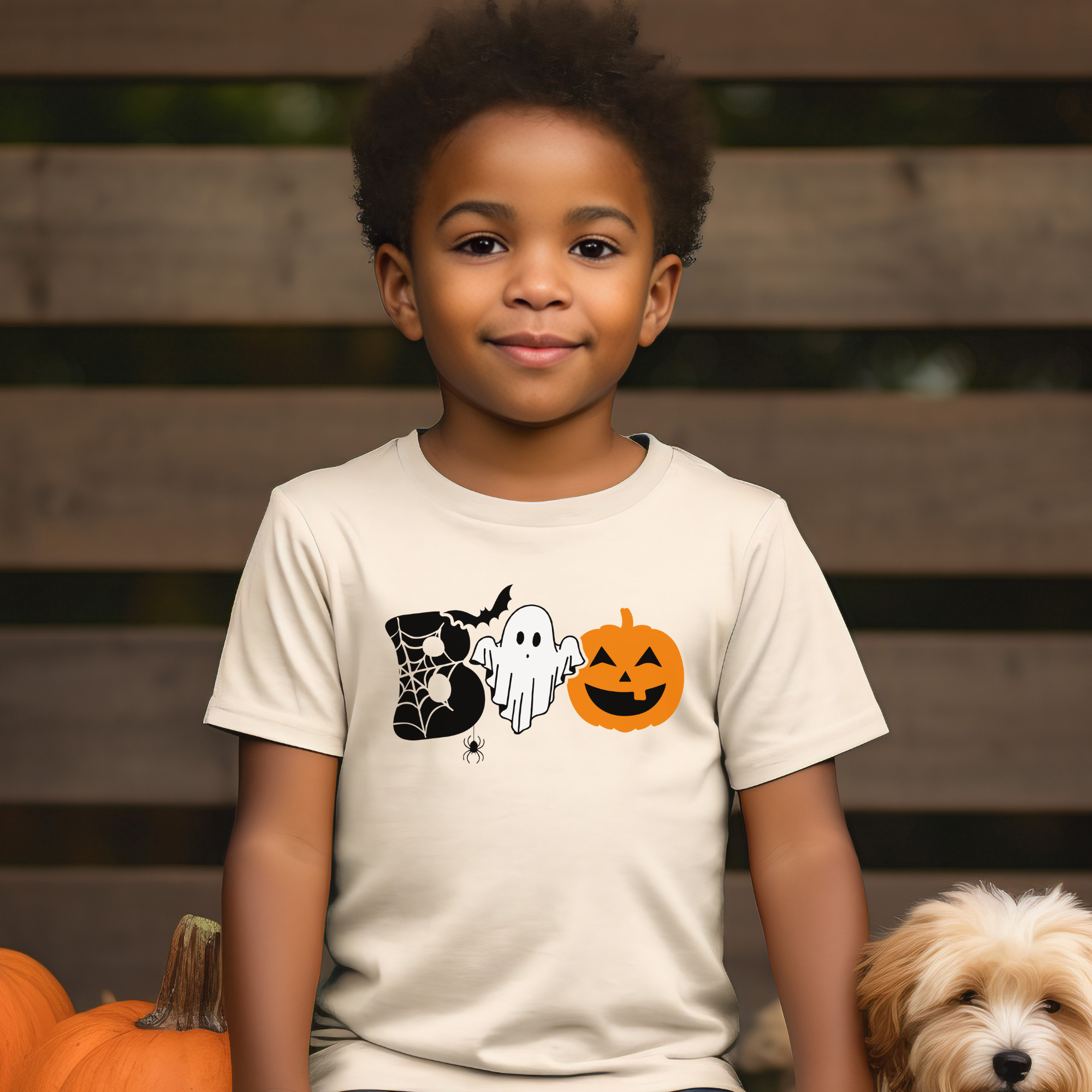 Boo Halloween T-Shirt | Toddler Halloween Shirt